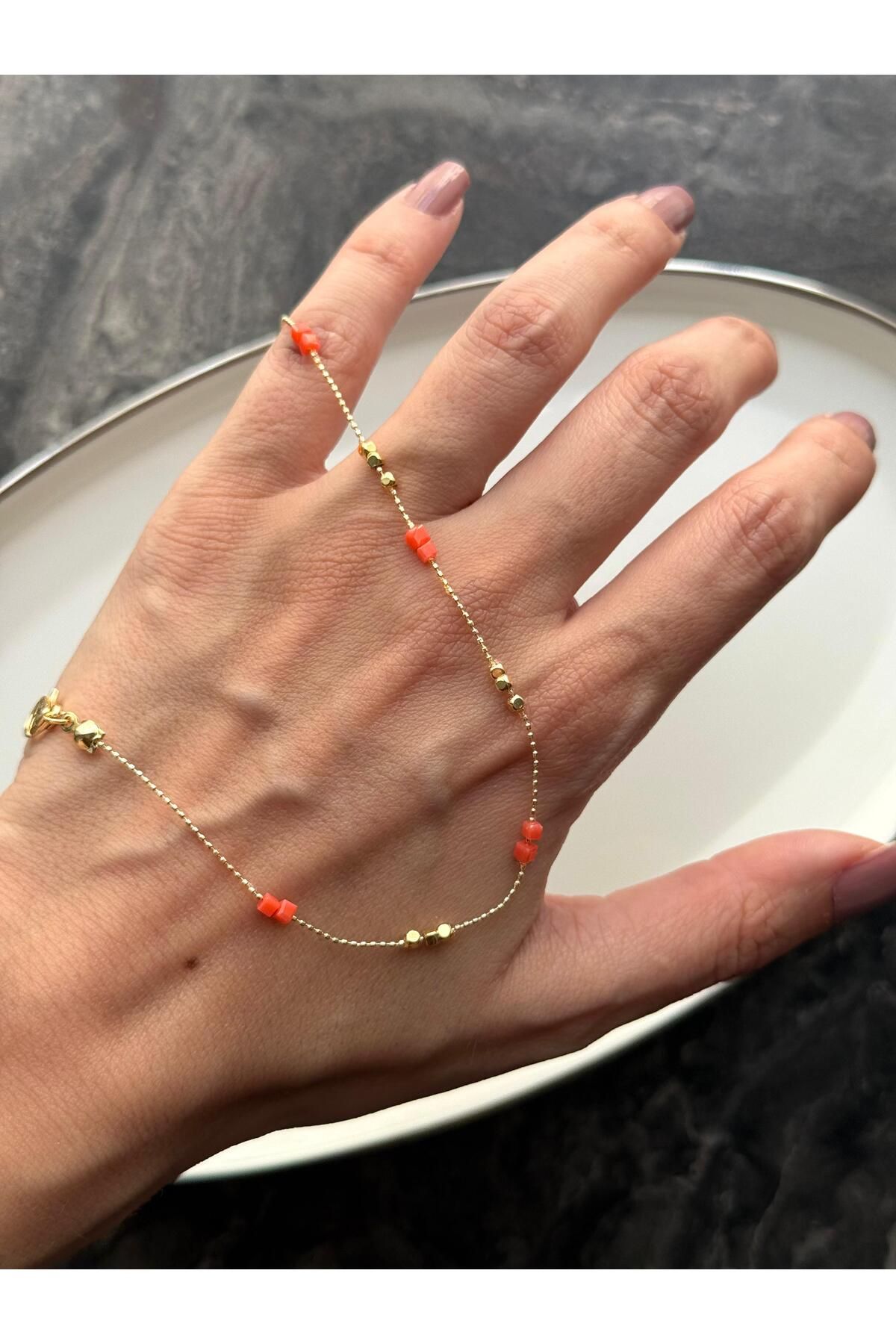 Nera Accessories Boncuk Detaylı Halhal