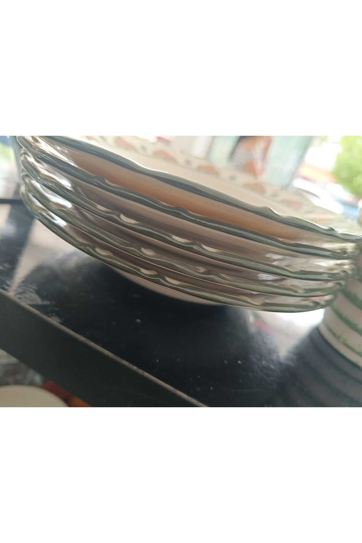 Tulü Porselen TULU PORSELEN 6 LI 20 CM ÇUKUR,YEMEK TABAĞI