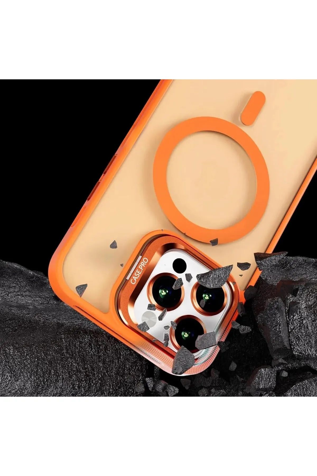 Digimanya Iphone 16 Pro Uyumlu Kılıf Magsafe ve Şeffaf