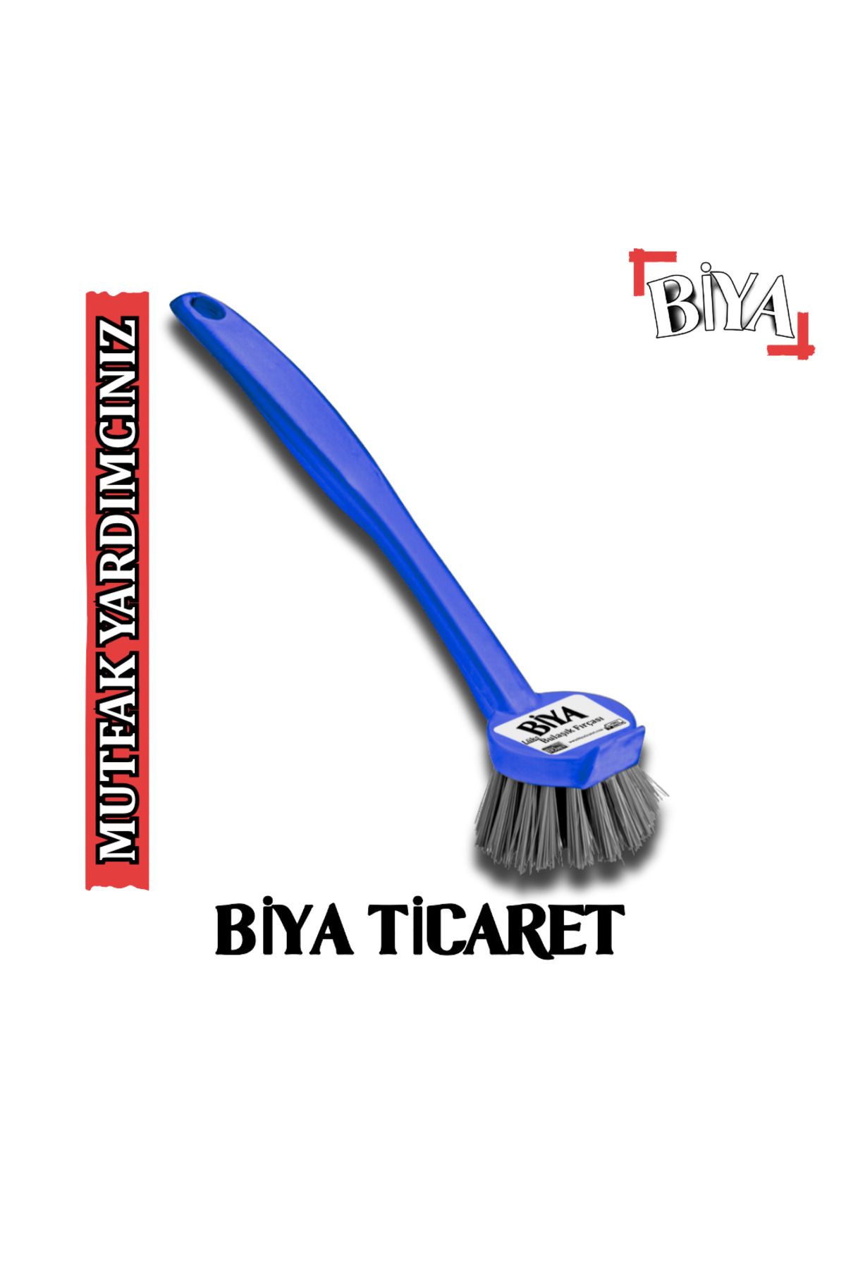 BİYA Lüks Bulaşık Fırçası - Mavi