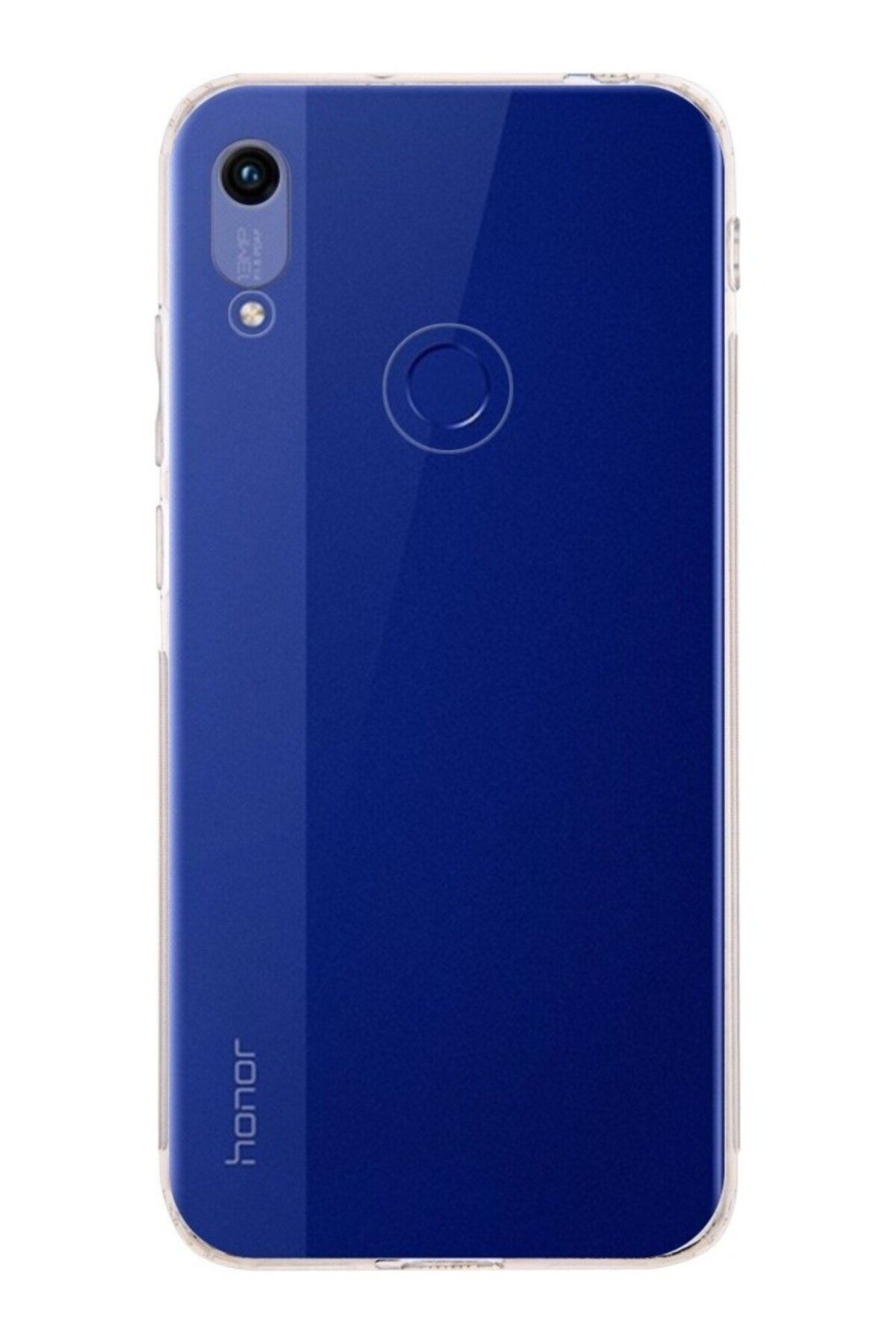 TezMax Honor 8a Uyumlu Kapak Kamera Korumalı Şarj Tıpalı Şeffaf Silikon Kılıf