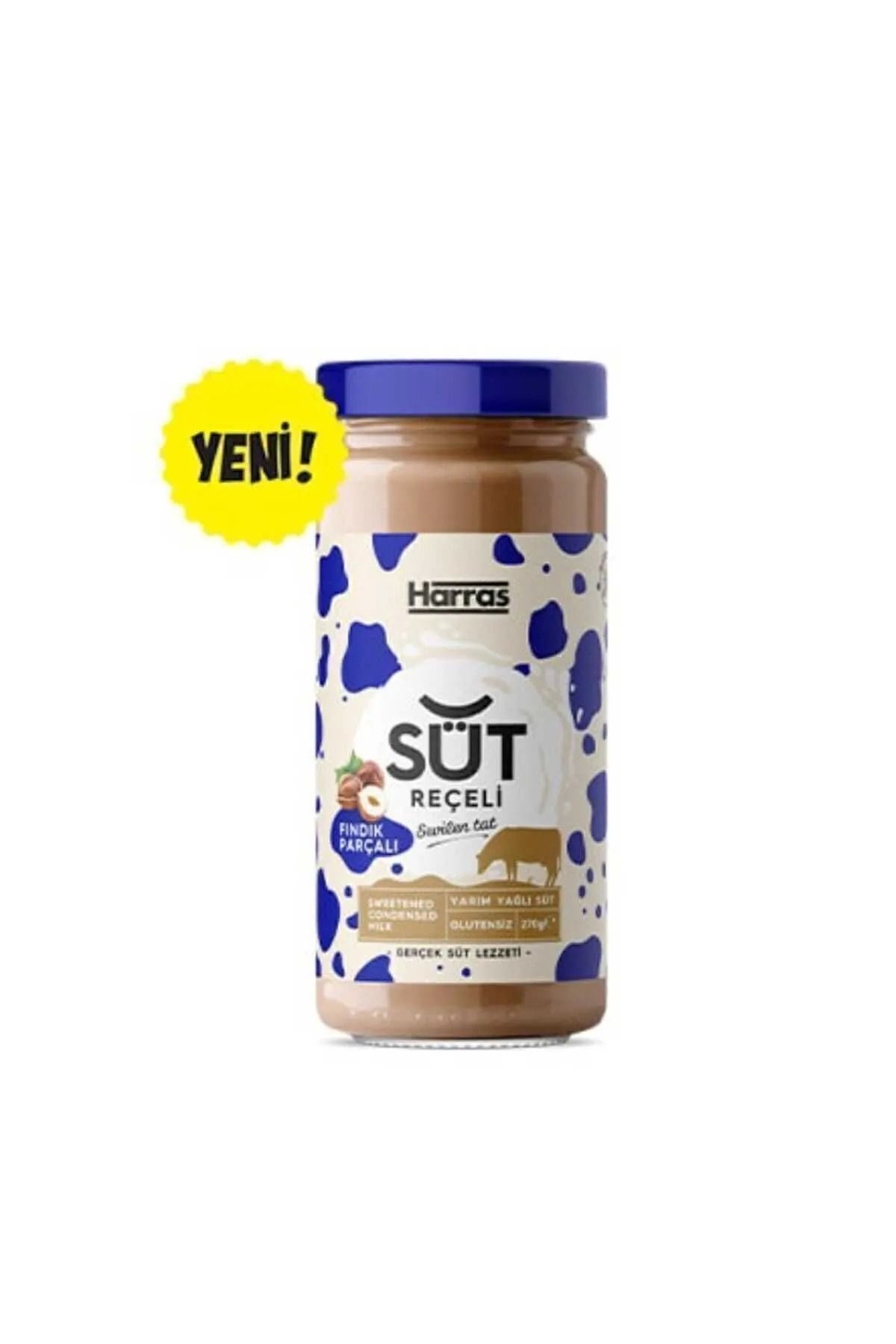 Harras Fındıklı Süt Reçeli 270gr Marketimgo