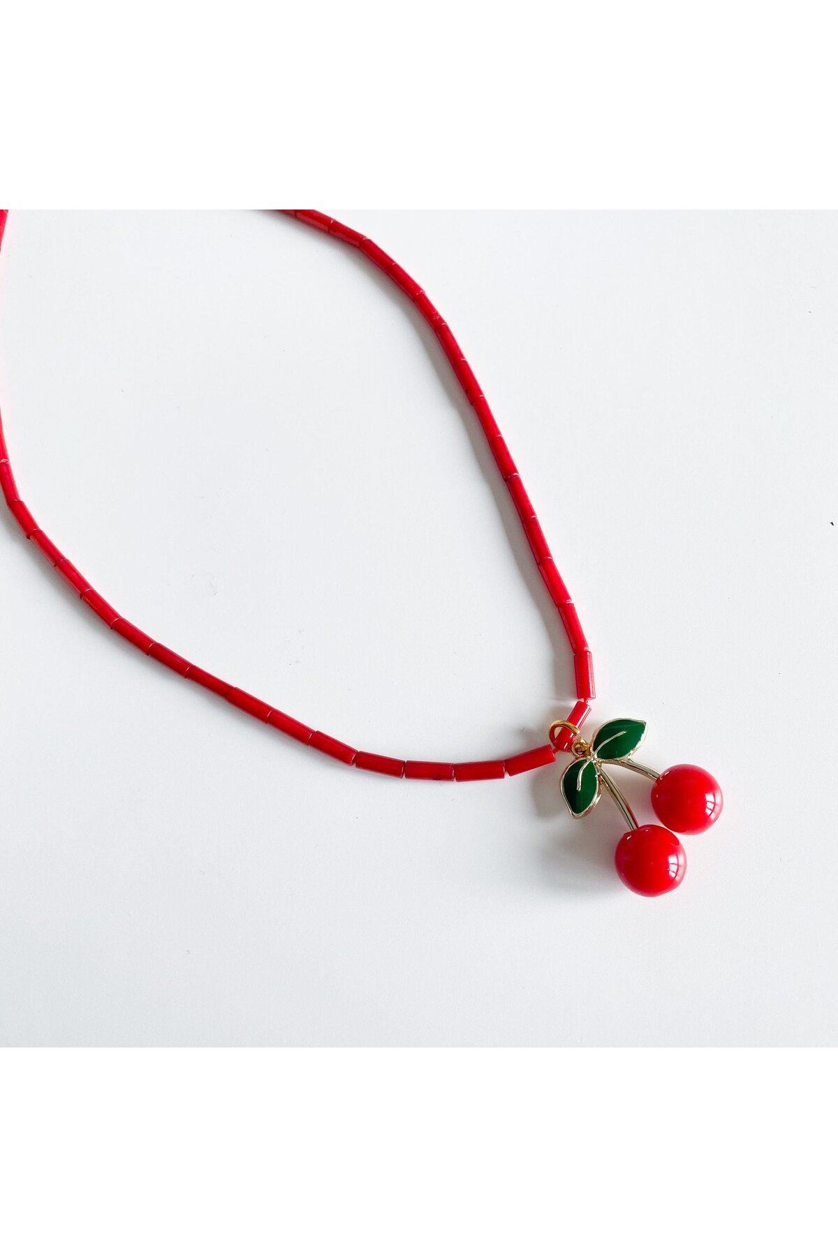Venus Design Mercan Kiraz Kolye