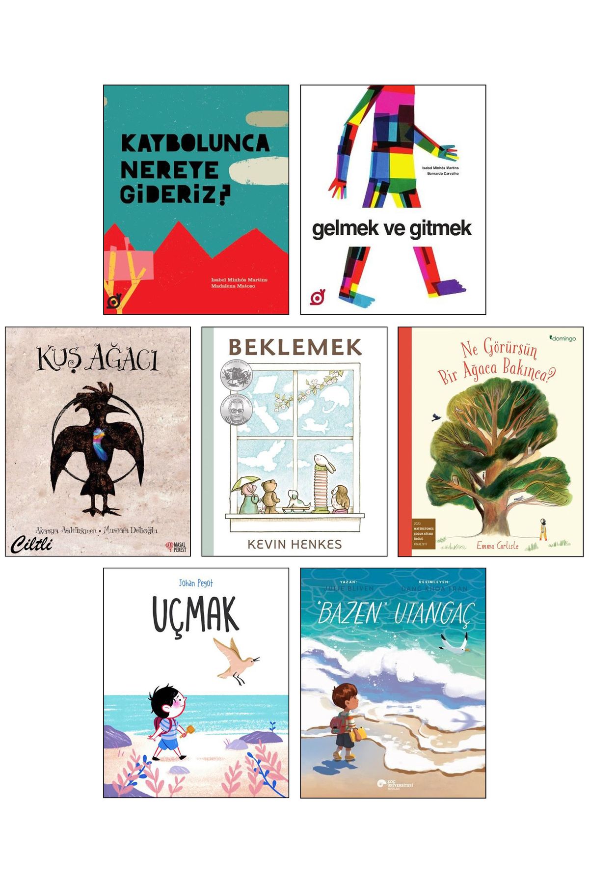 Koç Üniversitesi Yayınları Kaybolunca Nereye Gideriz? Gelmek ve Gitmek Beklemek Kevin Henkes Ne Görürsün Bir Ağaca Bakınca? P4C