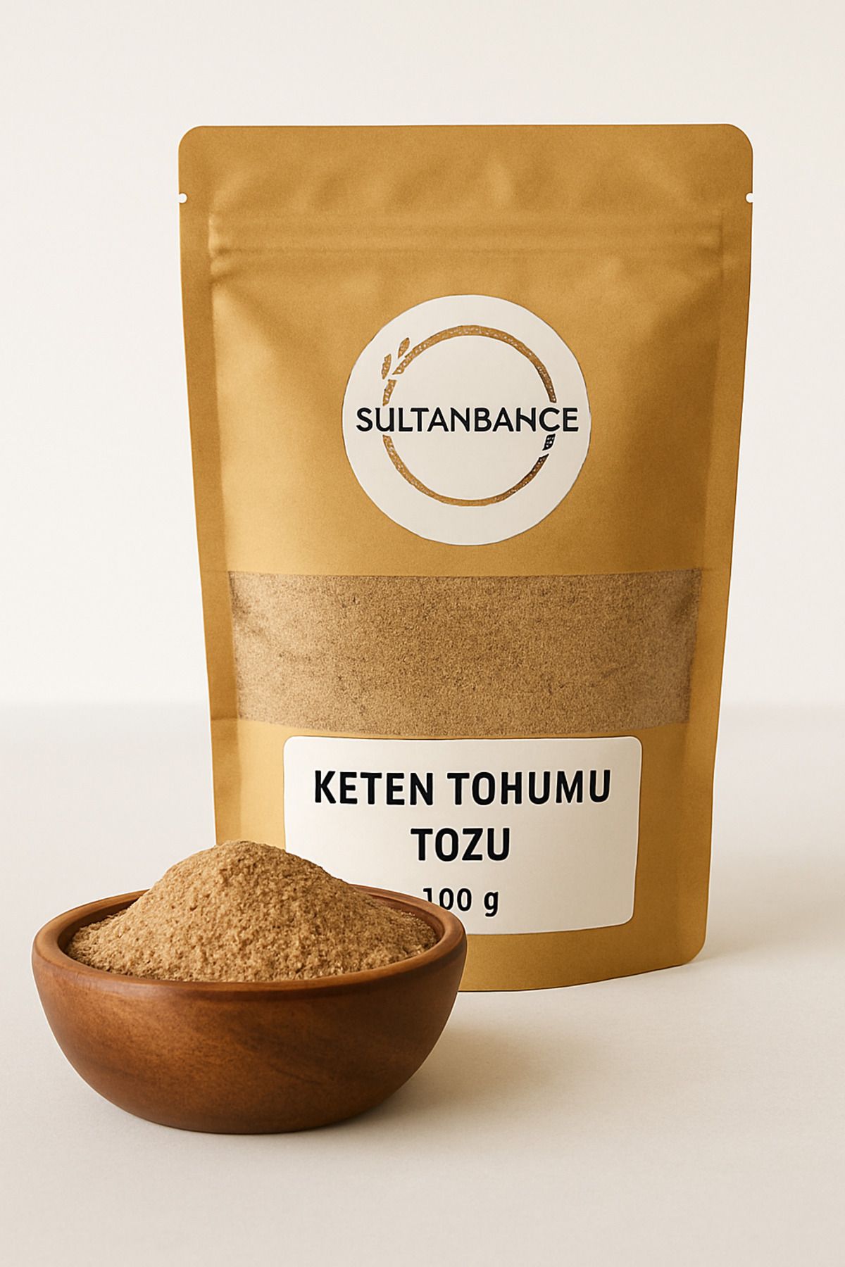 sultanbahçe Keten Tohumu Tozu 100 g | Öğütülmüş – Lif ve Omega 3 Kaynağı – Vegan – Diyet Dostu – Doğal Ürün