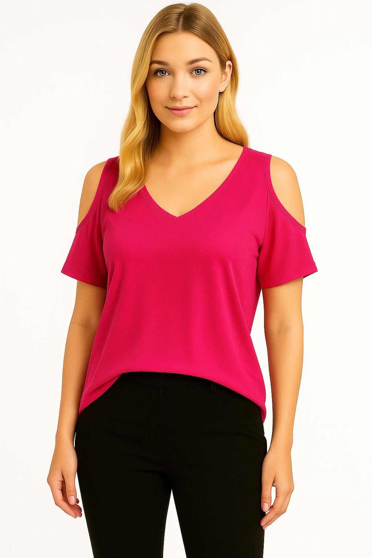 HOFY 858 Omzu Açık Bluz