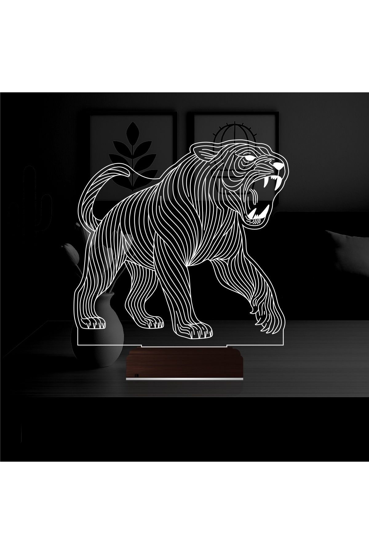 Kirppi 3d Lamba Kaplan V2 Masa Gece Lambası