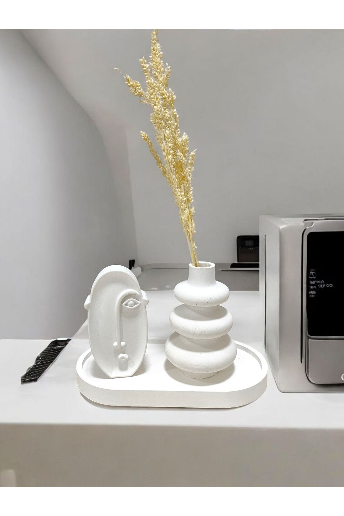 Minima Art Studio Dekoratif Üçlü Vazo Set