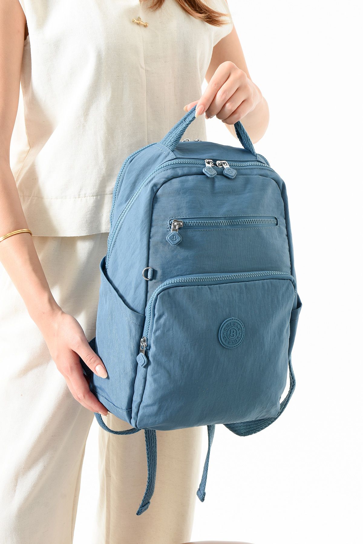 çantamgelsin BOLSAS Unisex Çok Gözlü Günlük Seyahat VE Okul Sırt Çantası