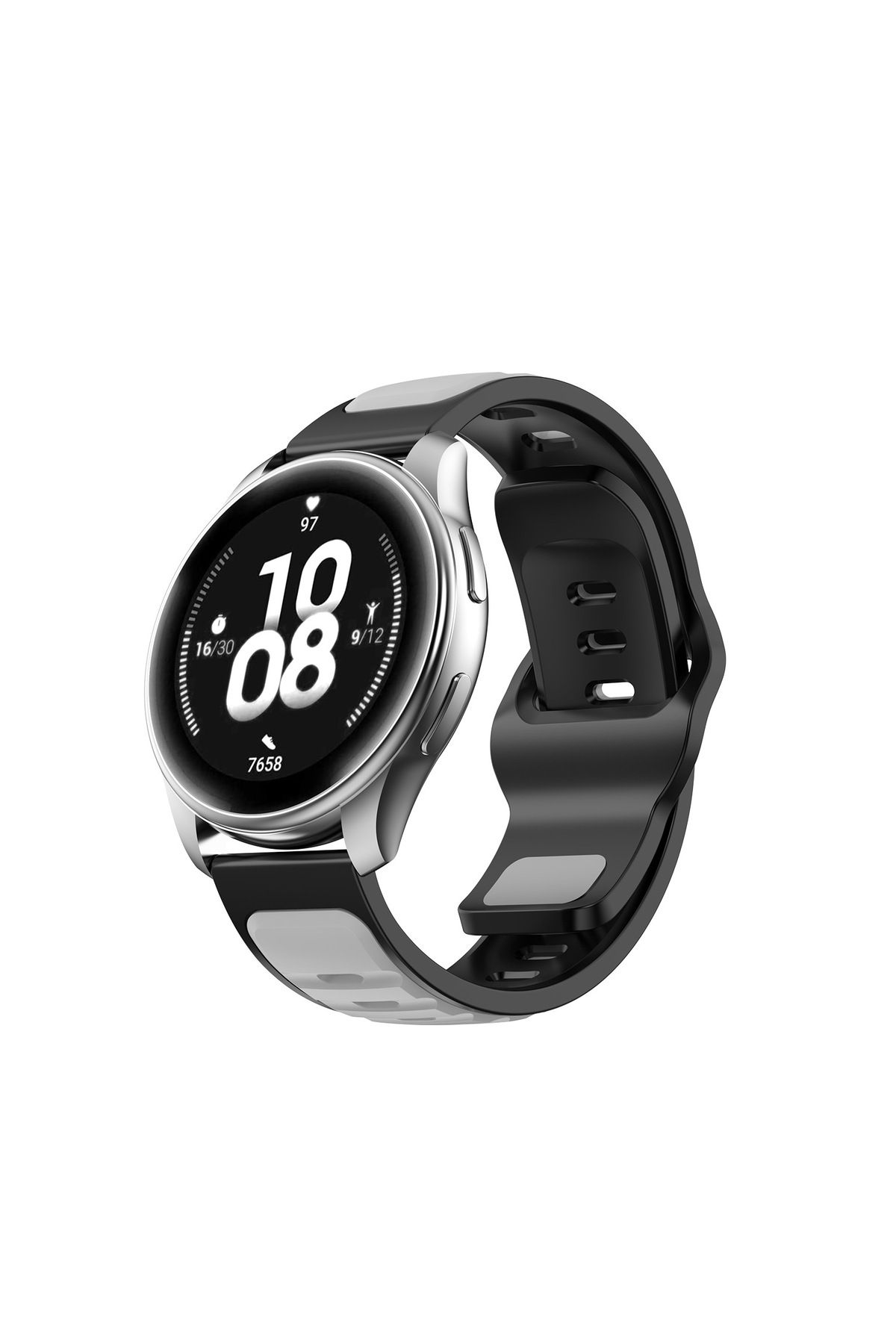 redmud teknoloji Amazfit Gts/gts 2/gts 2e/gt S3/gtS4 Mini İle Uyumlu Çift Renkli Yumuşak Dokulu(20 MM) Silikon Kordon