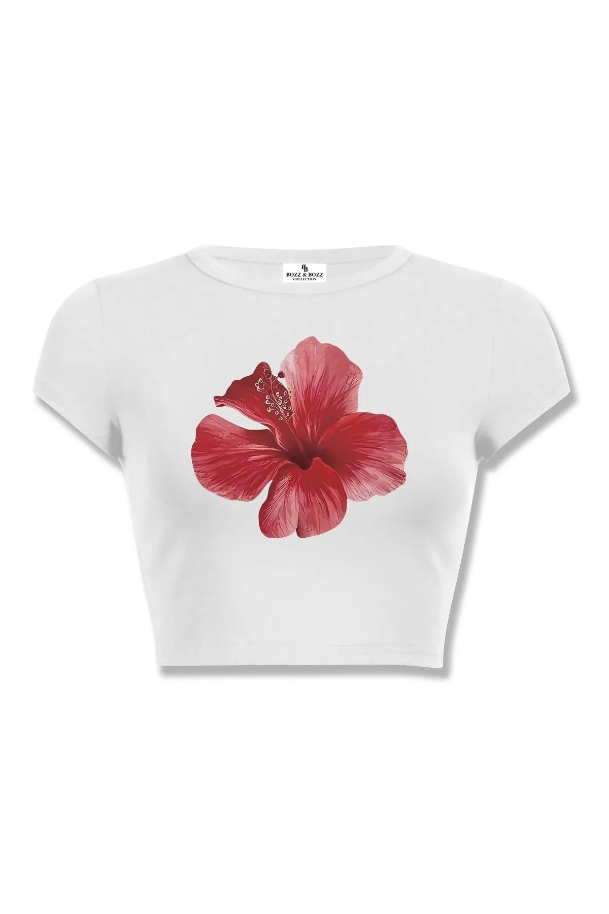 Bozz&Bozz Collection Kadın Hibiscus Crop