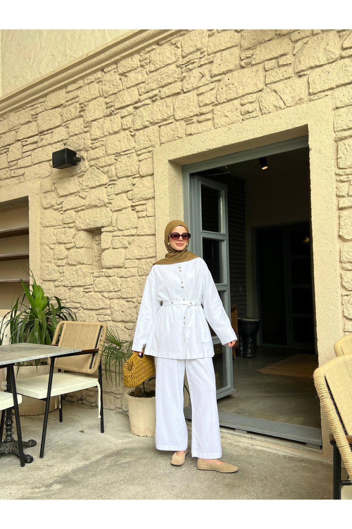 MODA AKSA ROİ KİMONO CEKET TAKIM