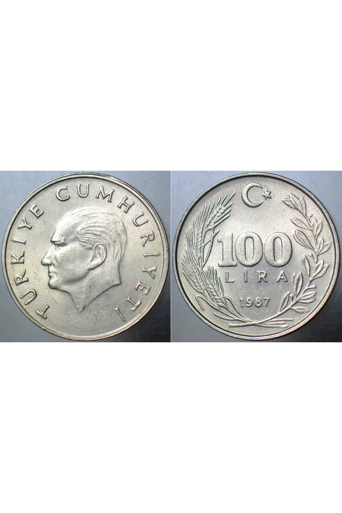 Banknoting TÜRKİYE CUMHURİYETİ 100 LİRA 1987 ÇİLALTI KONDİSYON.