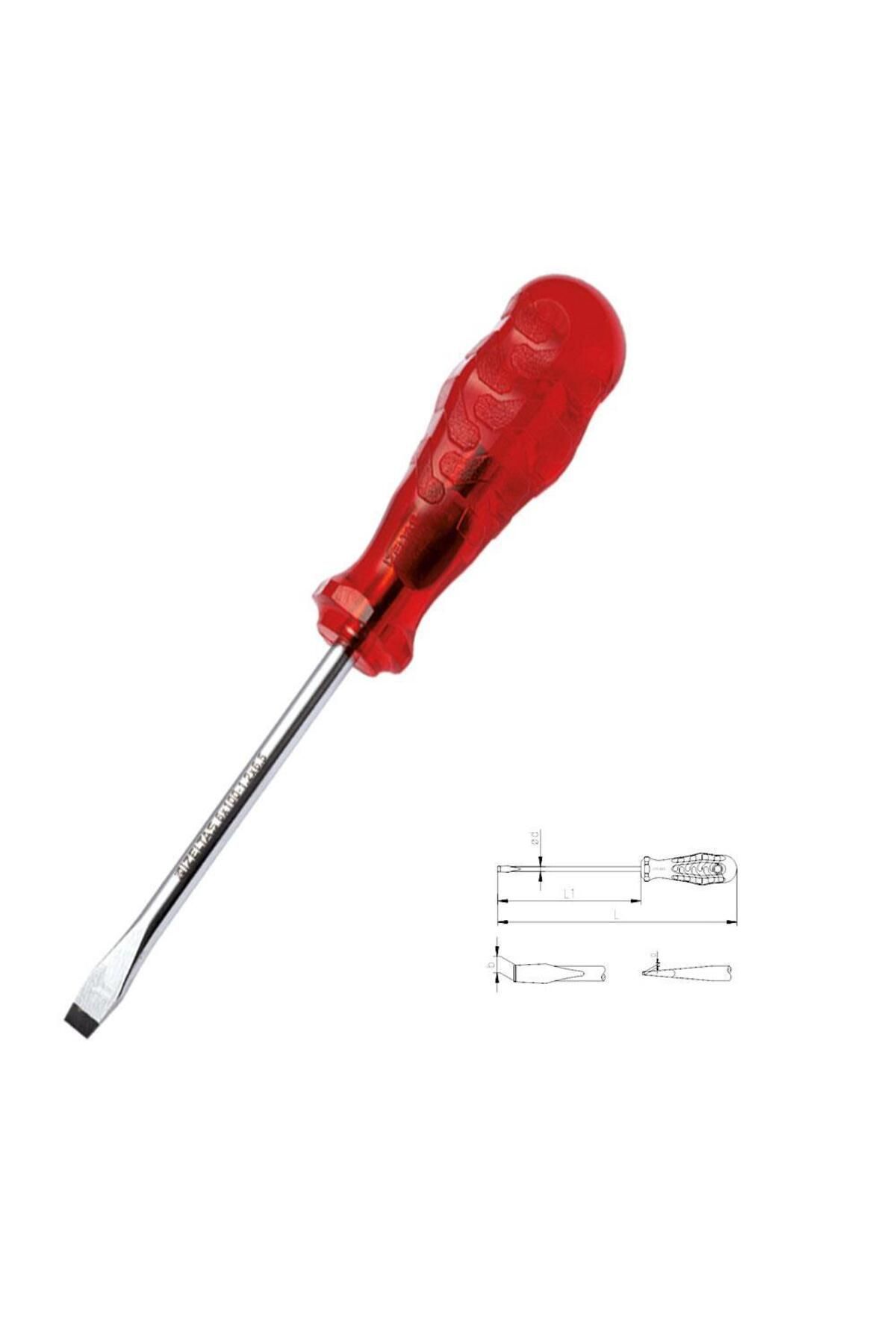 MR RZN STORE İzeltaş 4100 Kraft Düz Uçlu Tornavida 3X40