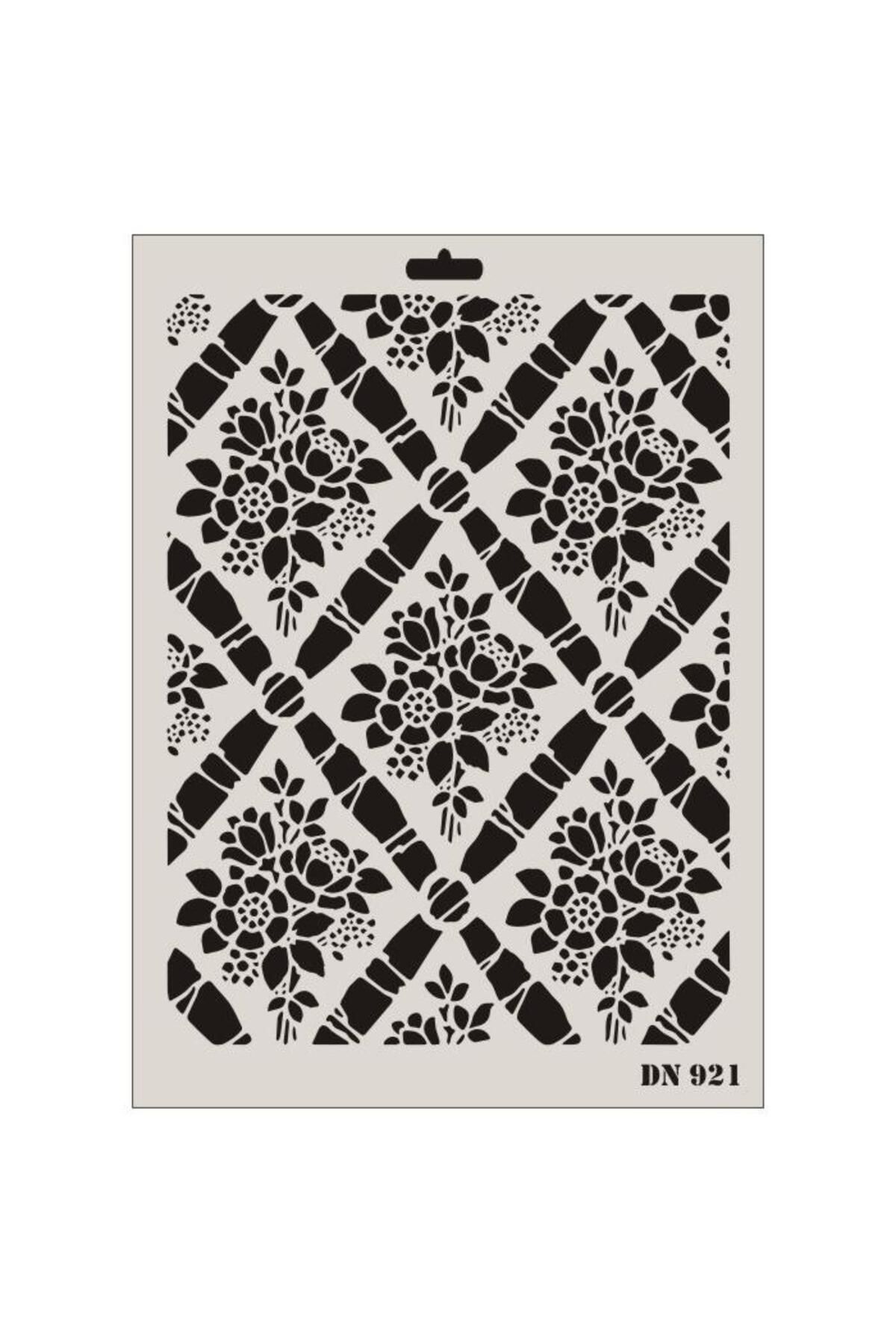 Toptan Bulurum Dantel Seri DN-921 Stencil 35x25 cm
