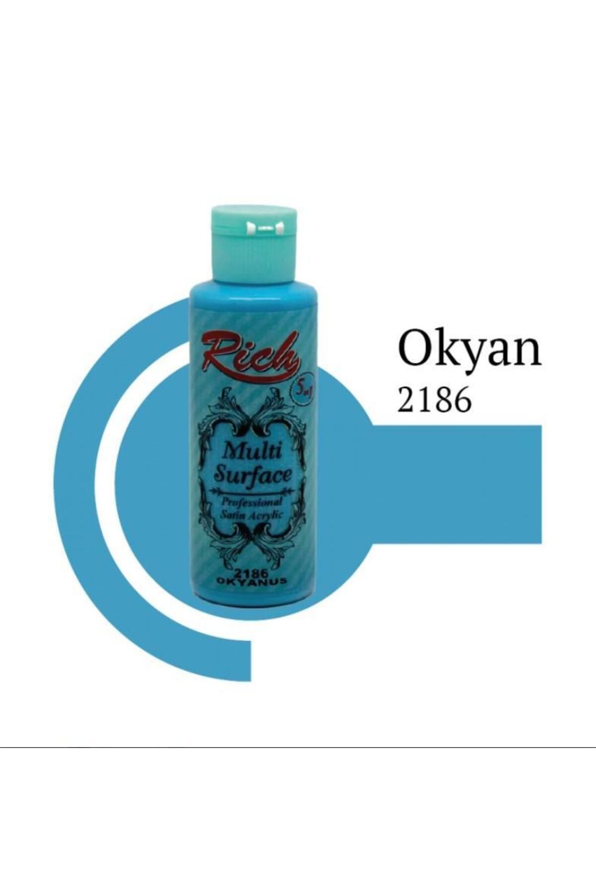 AYLİNA Rich Multi Surface 2186 Okyanus Akrilik Boya 130 cc