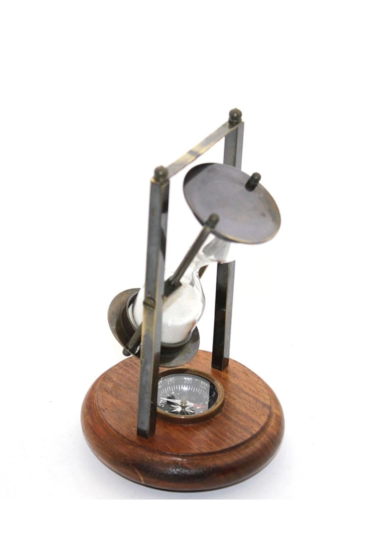 Generic Pirinç Pusulalı Kum Saati Model 4