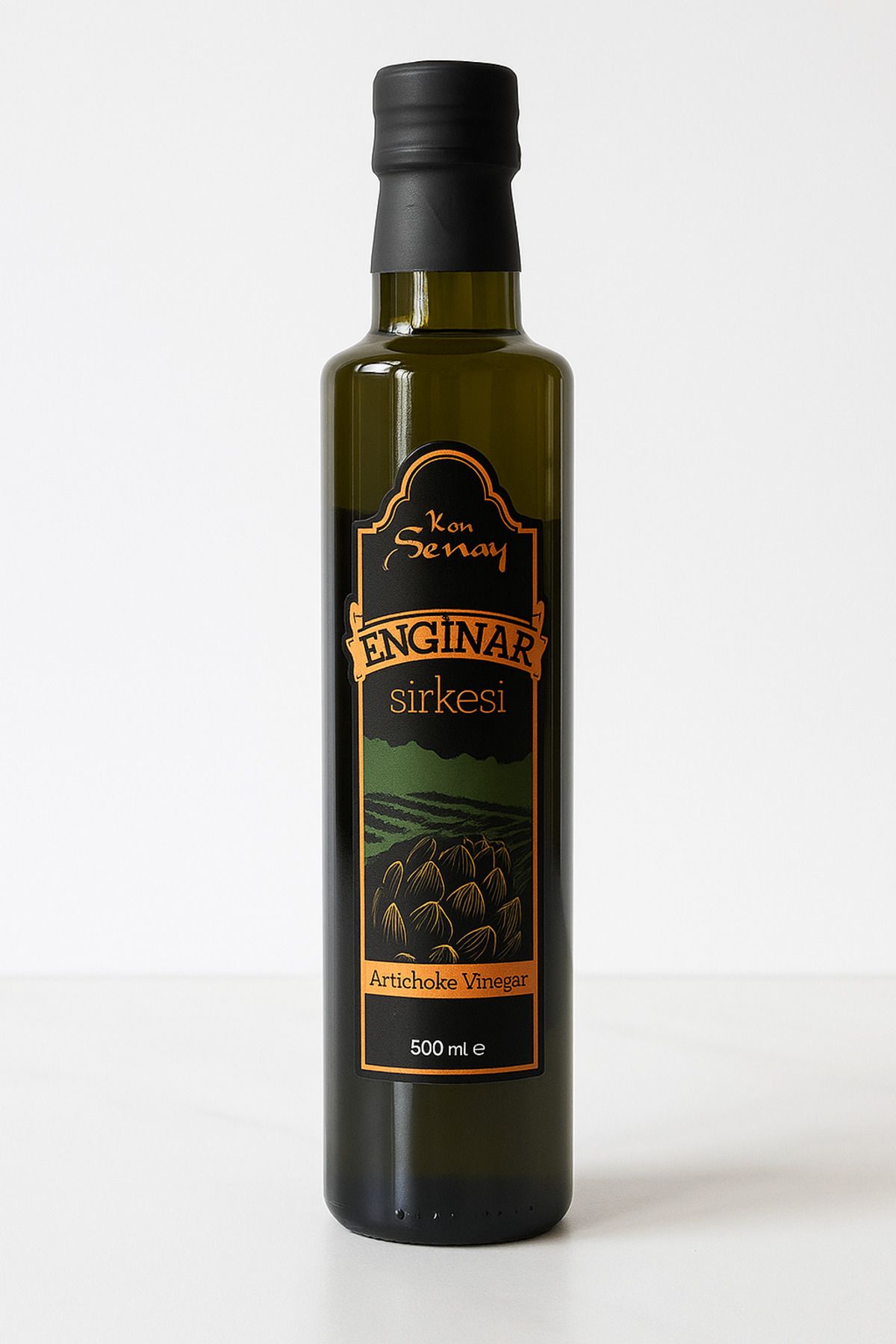 sultanbahçe Enginar Sirkesi 500 ml | %100 Doğal – Filtre Edilmiş – Fermente – Katkı Koruyucu İçermez