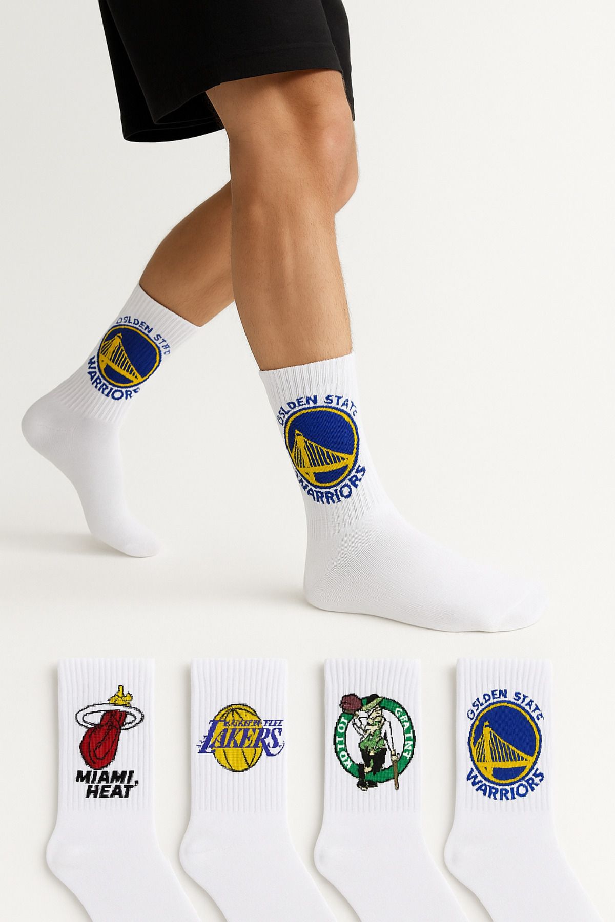 WORTHY SOCKS 4'lü Karakterli Kolej Çorap