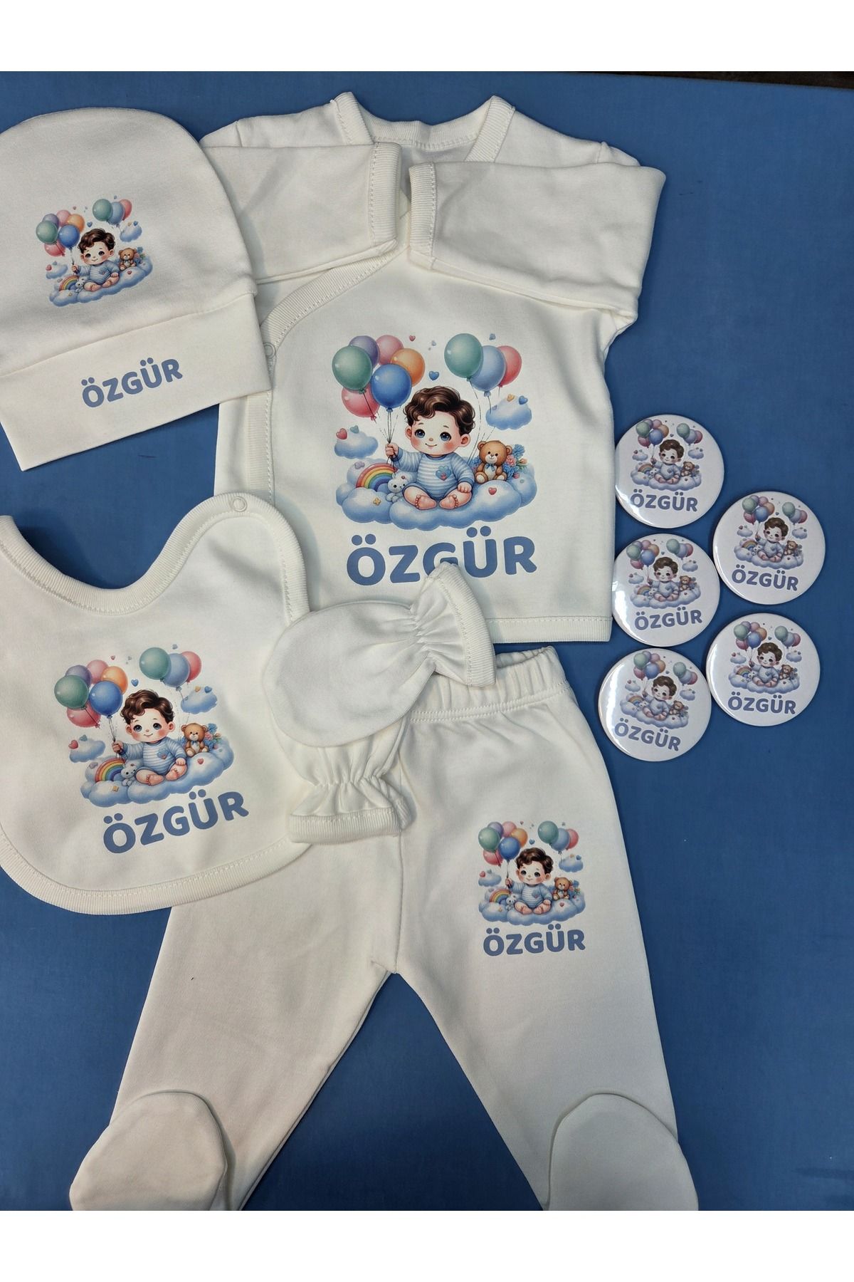 lupi 5 parça hastane çıkışı seti+ 5 adet magnet hediyeli