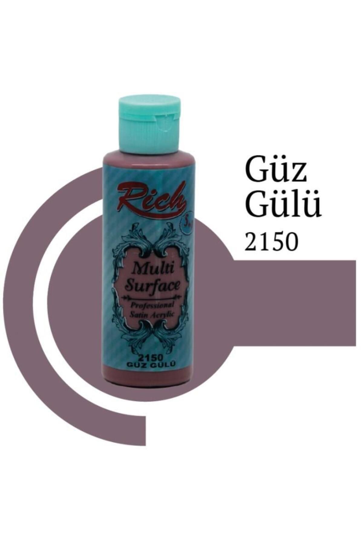 AYLİNA Rich Multi Surface 2150 Güz Gülü Akrilik Boya 120 cc