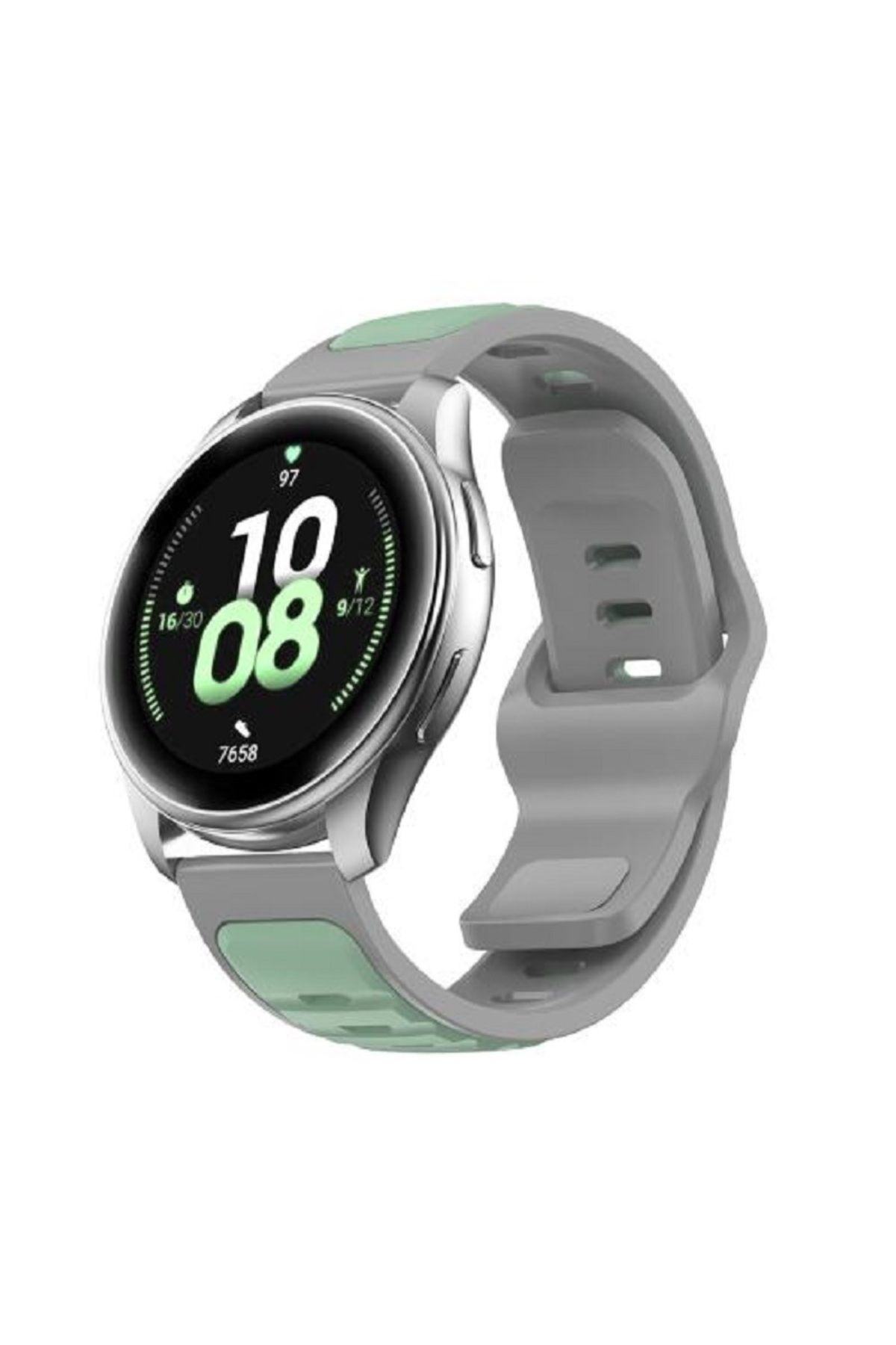 redmud teknoloji Huawei Watch Gt 3 Elegant Active İle Uyumlu Çift Renkli Yumuşak Dokulu (20 MM) Silikon Kordon
