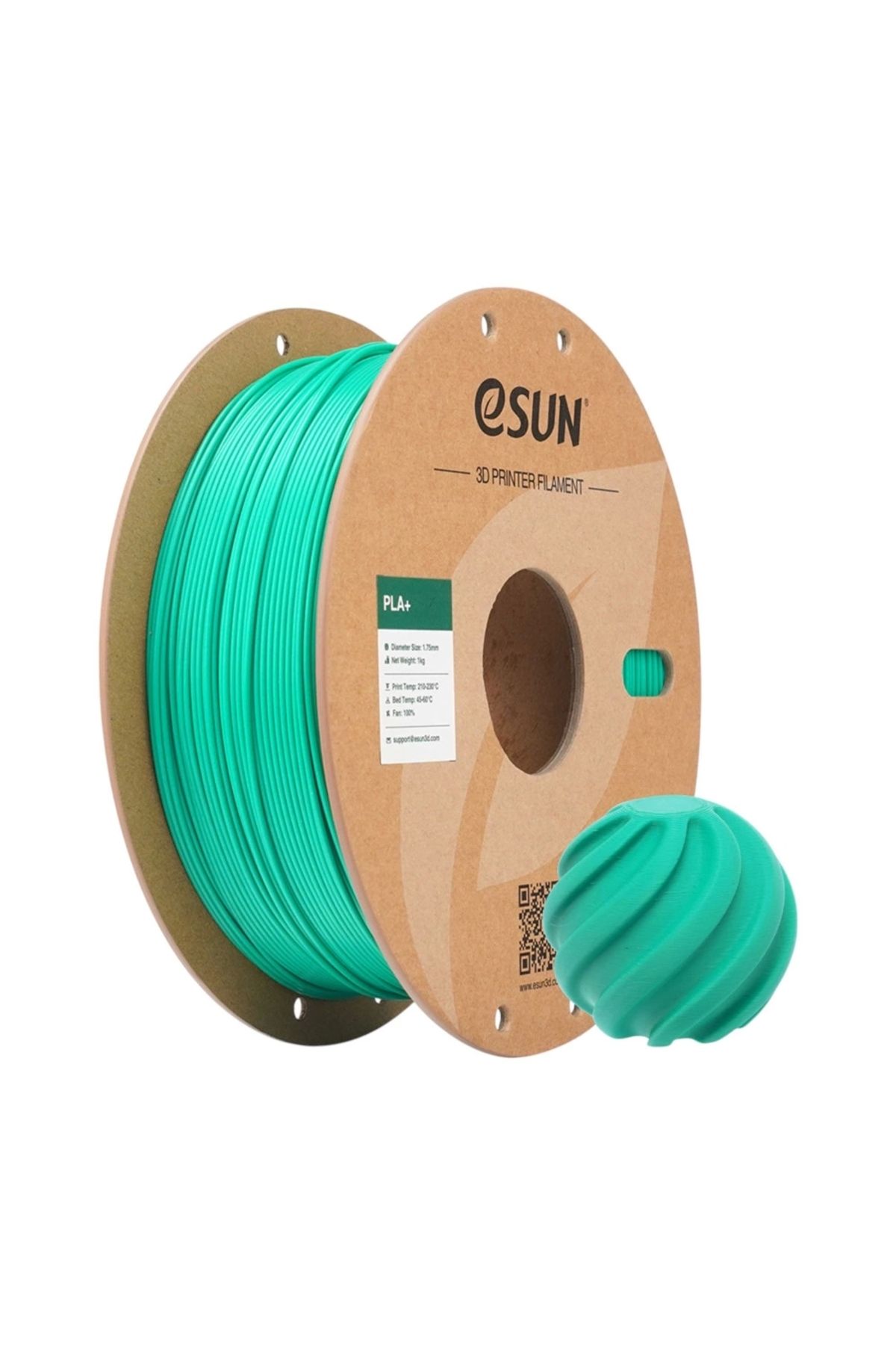 eSun Pla Filament Yeşim Yeşili(JADE GREEN) 1.75mm 1kg-