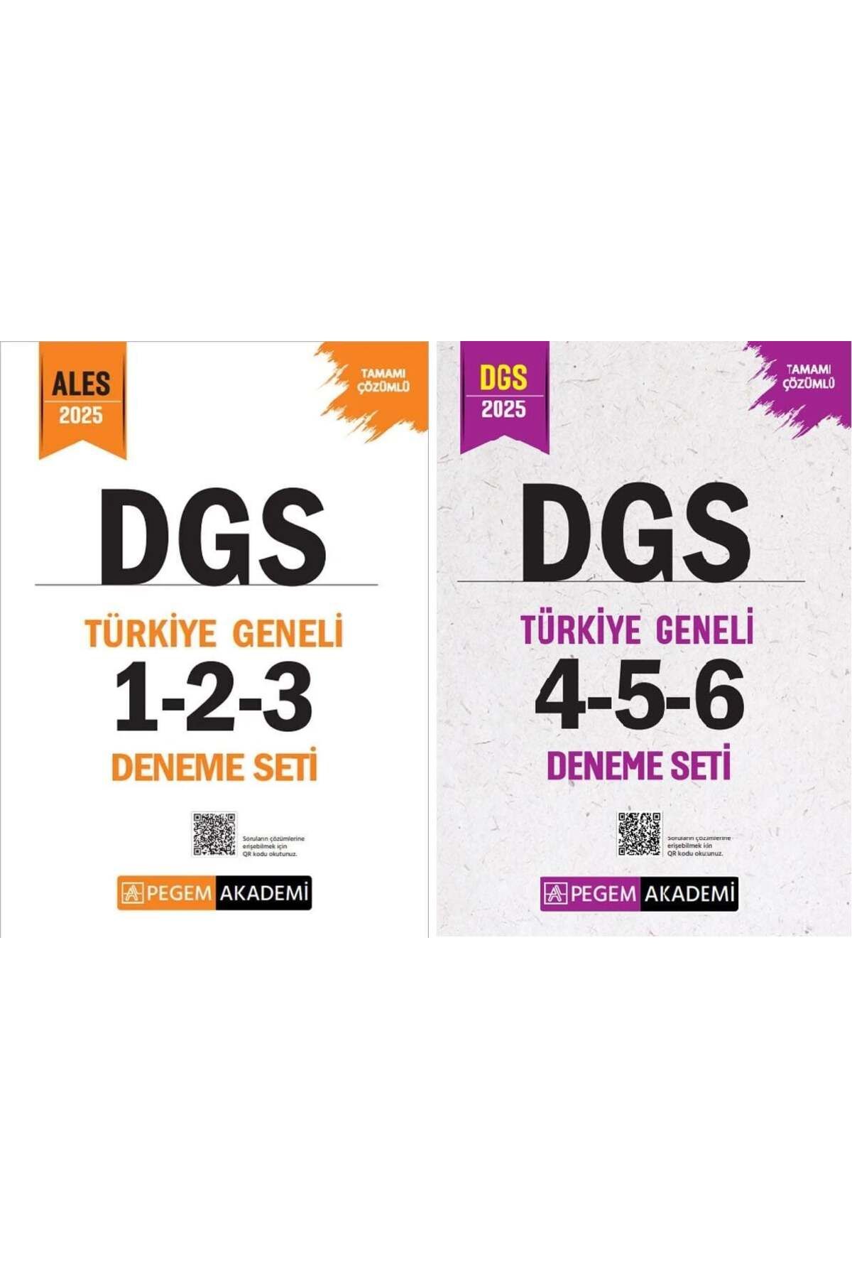 Pegem Akademi Yayıncılık Pegem 2025 DGS Türkiye Geneli 6 Deneme 2 li Set (1-2-3-4-5-6) Pegem Akademi Yayınları