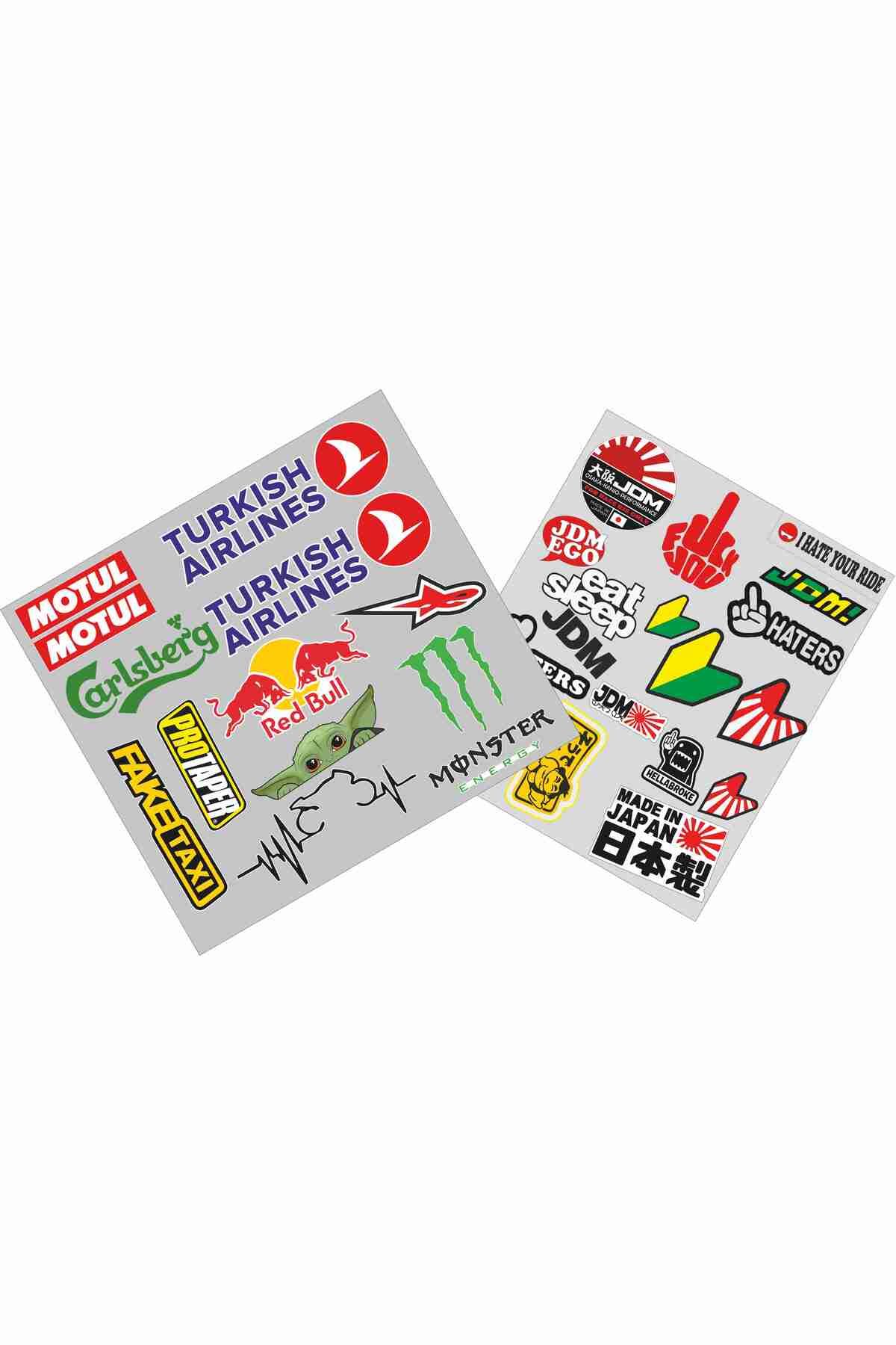 UBGA GIFT Tarzına Gaz Ver! 2’li Sponsor Sticker Paketi –