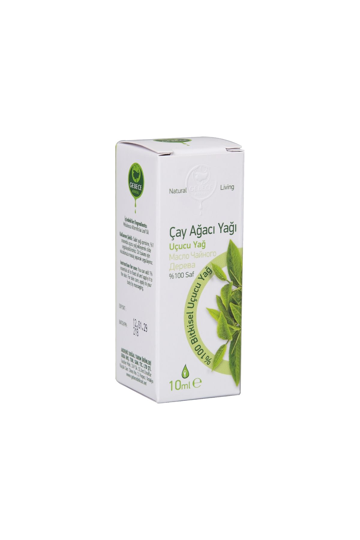 Gebece Çay Ağacı Uçucu Yağı 10 ml