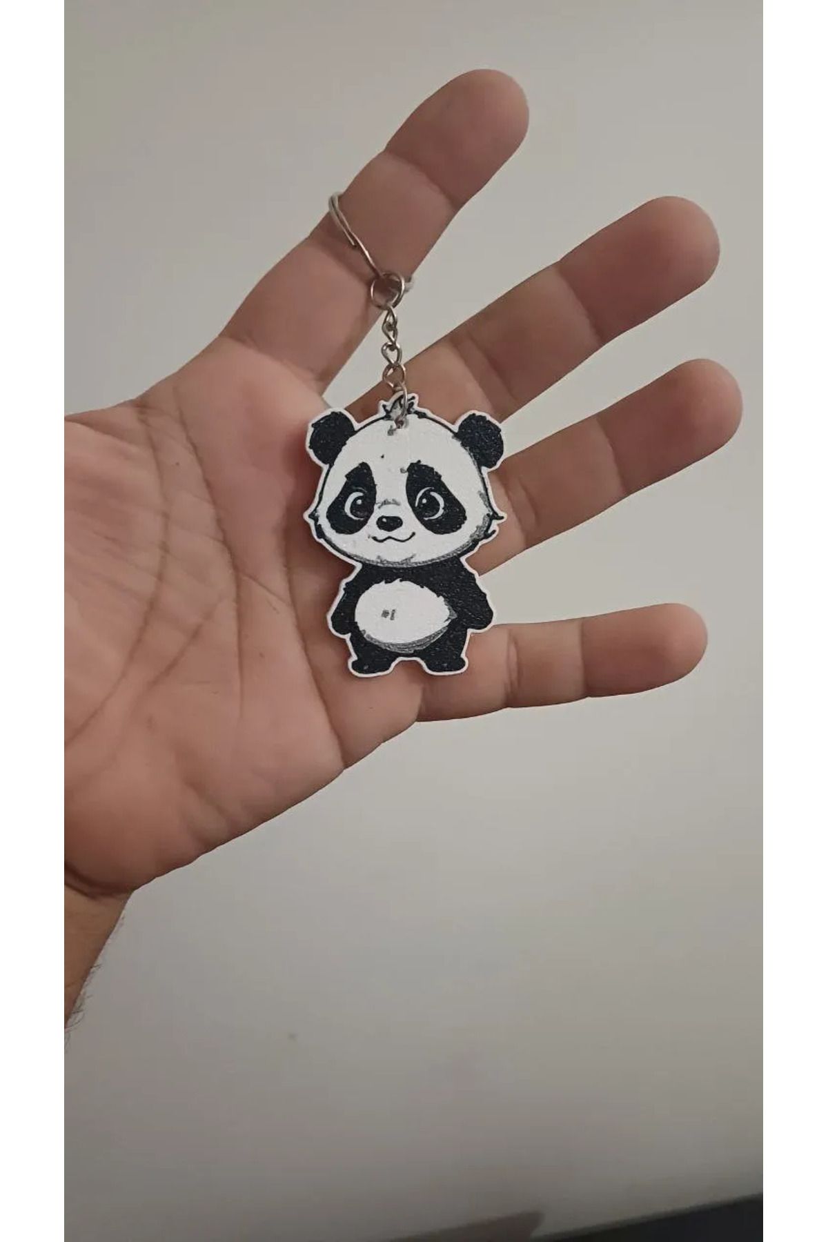 ECDESİNG Panda Anahtarlık / Siyah&Beyaz