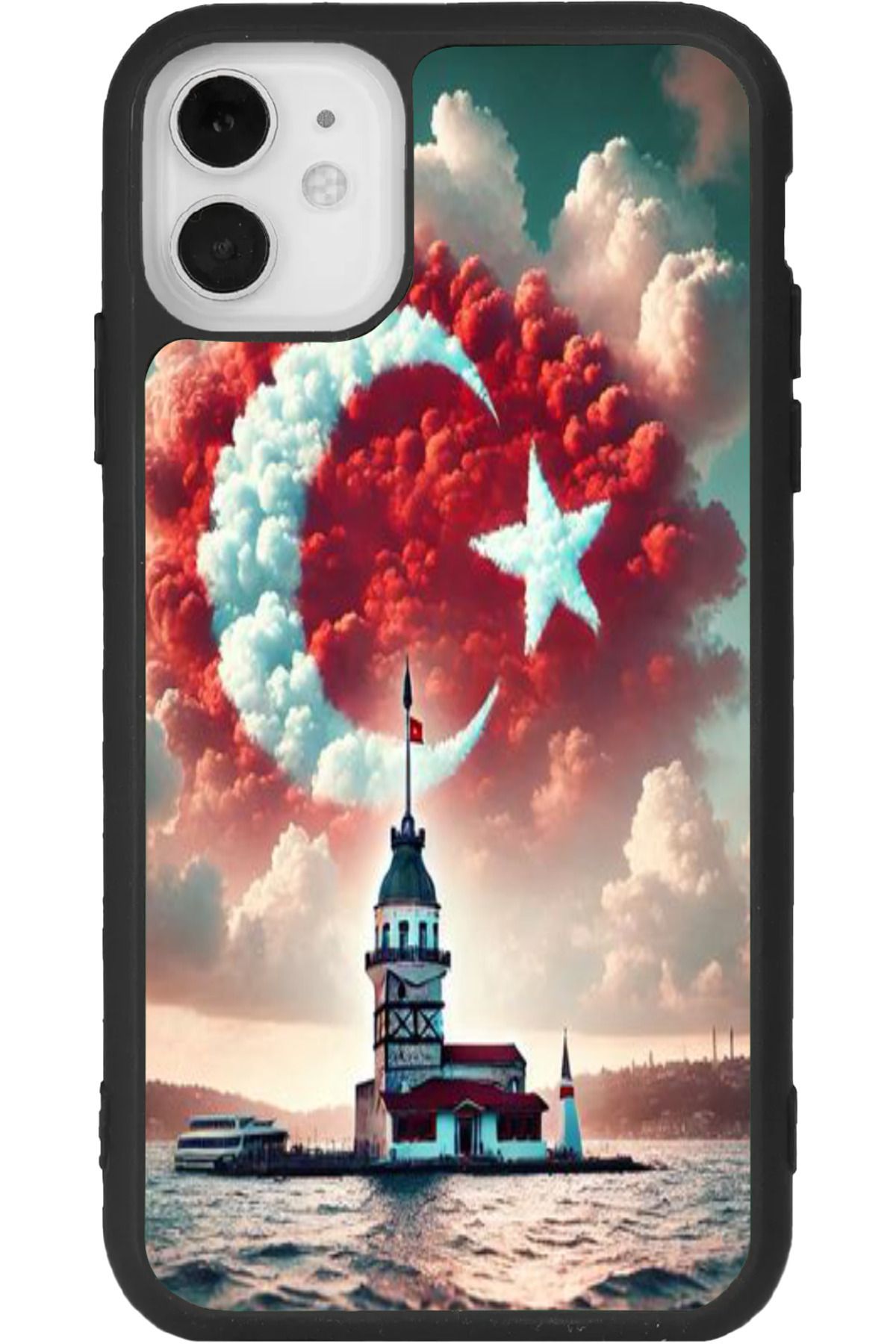 Aksel Kılıf iphone 12 Uyumlu Baskılı, Mat Siyah Renk, Yumuşak Silikon, Koruyucu, Şok Emici Kapak, silikon Kılıf