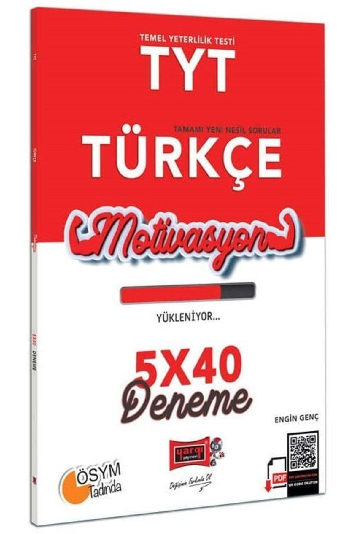 Yargı Yayınları SÜPER FİYAT - Yargı YKS TYT Türkçe Motivasyon 5x40 Deneme Yargı Yayınları
