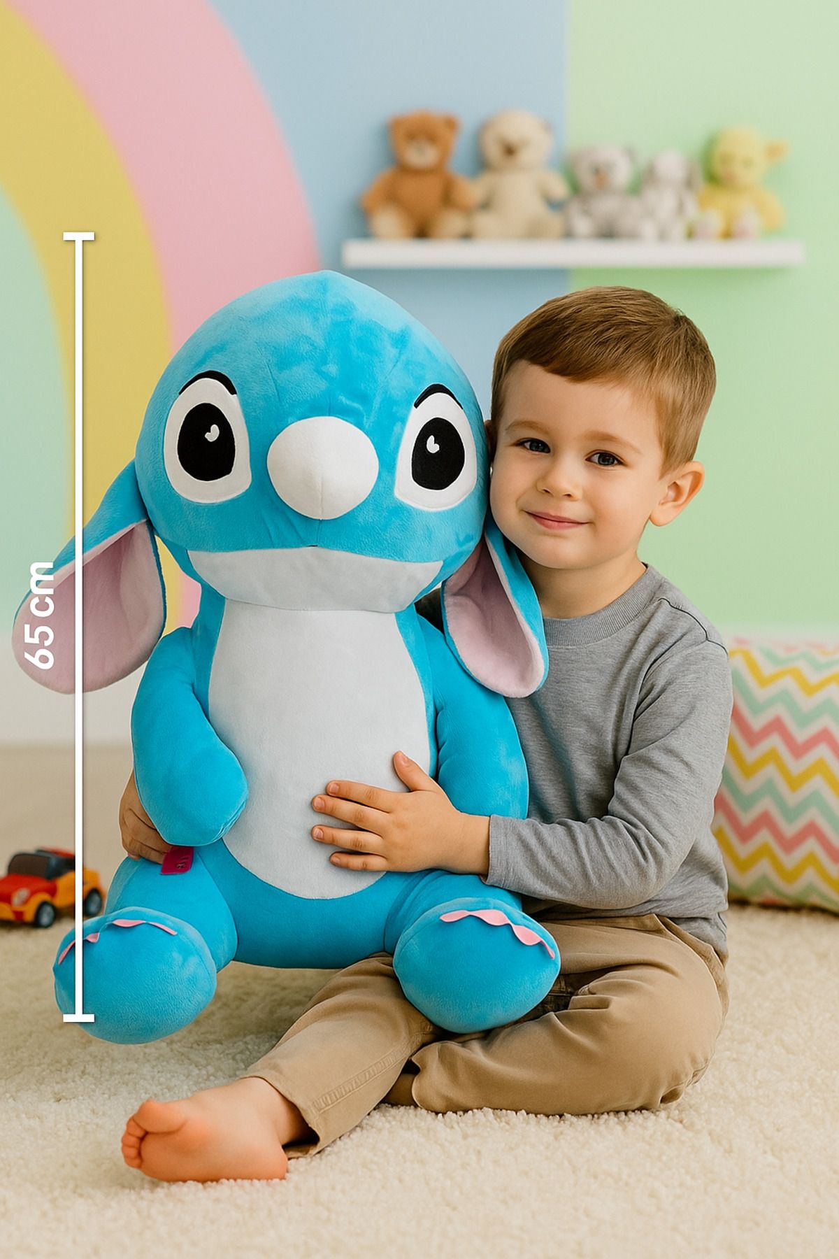 HARDY 65 CM Peluş Oyuncak – Sevimli ve Yumuşacık Arkadaşınız!