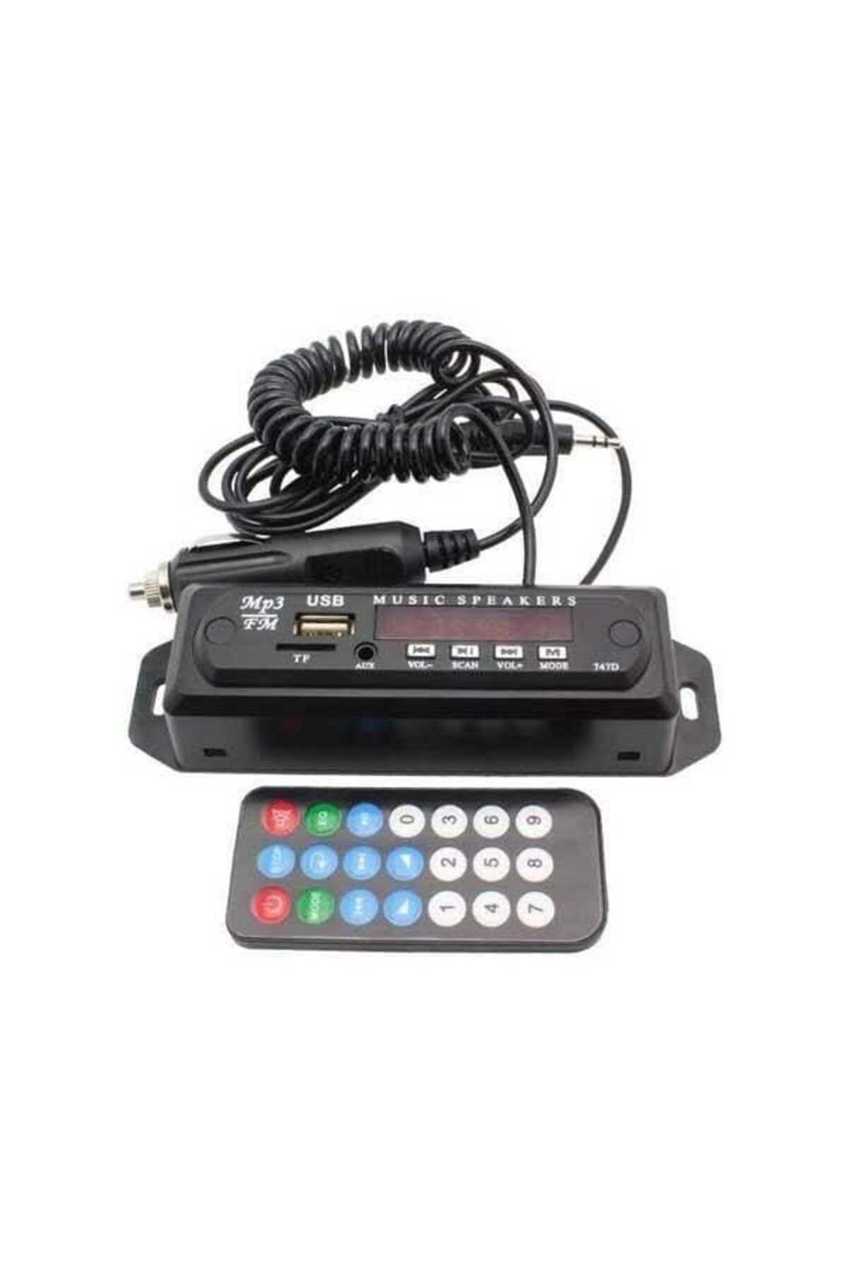 Bolsat MP3 BORD BOLSAT AUX-USB-BLUETOOTH MİKROFONLU ÇEVİRİCİ MODÜL USB300 ÇAKMAKLIK FİŞLİ