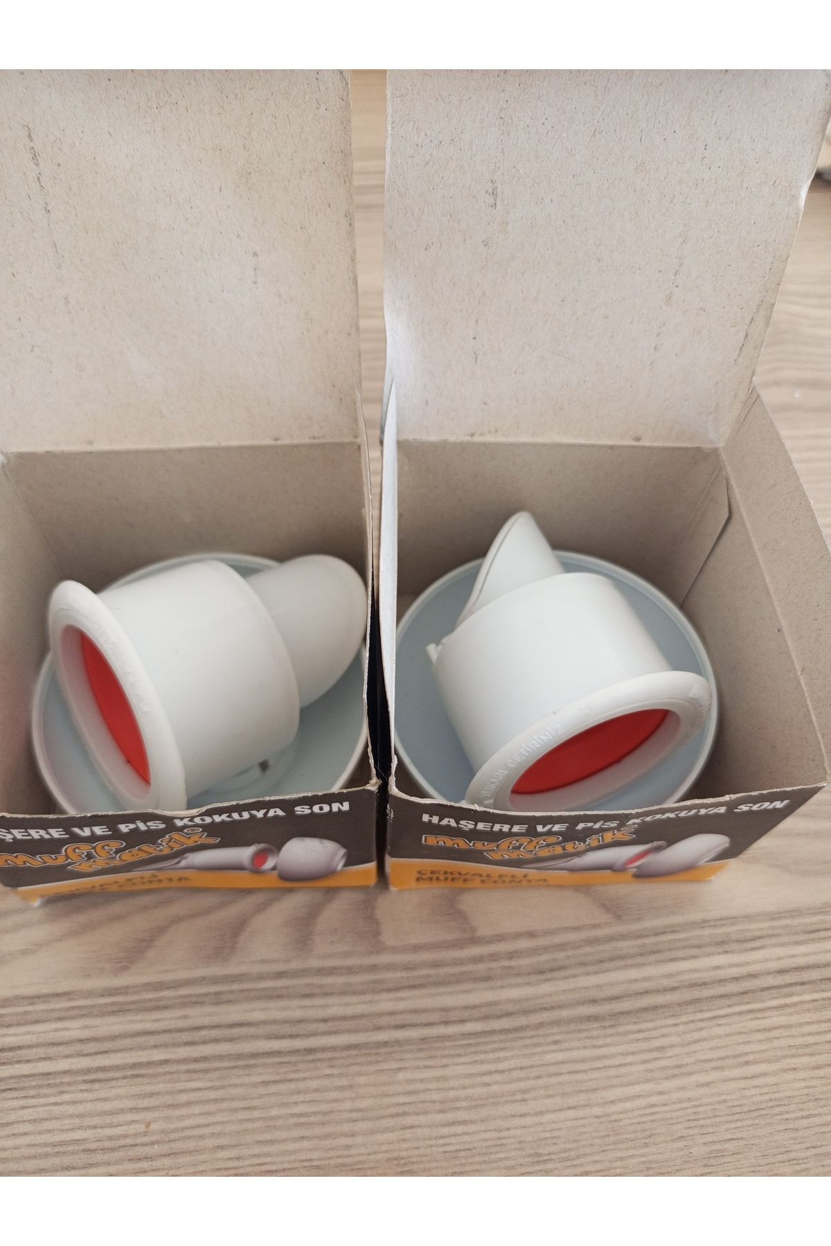 MUFFMATİK Mutfak Banyo Gider Koku Önleyici ÇekValfli Muff Matik 2 li set