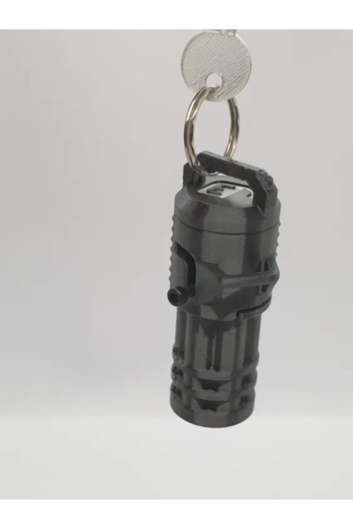 ECDESİNG Minigun Anahtarlık / Gri&Siyah&Beyaz&Mavi&Kırmızı&Sarı