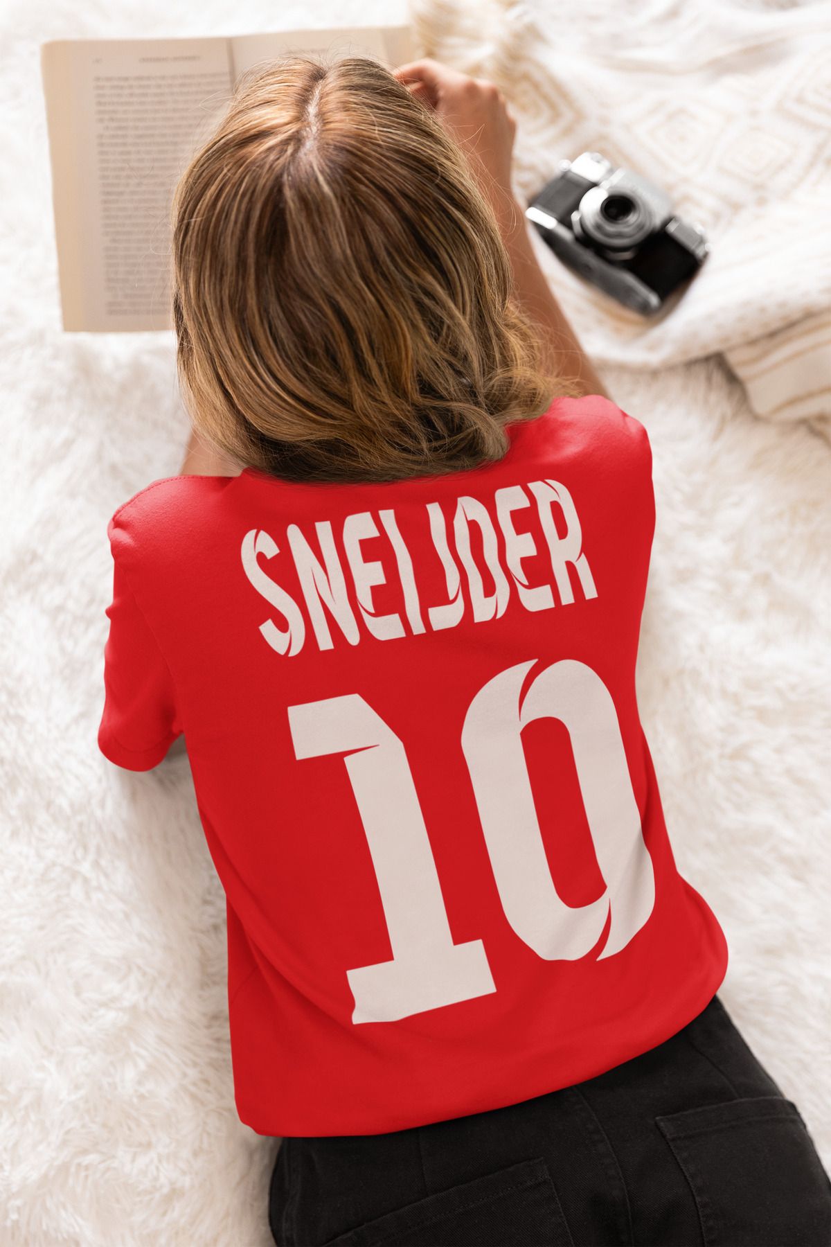 Biy Store Wesley Sneijder efsane sırt futbol forma baskılı unisex kısa kollu erkek tişört kadın t-shirt