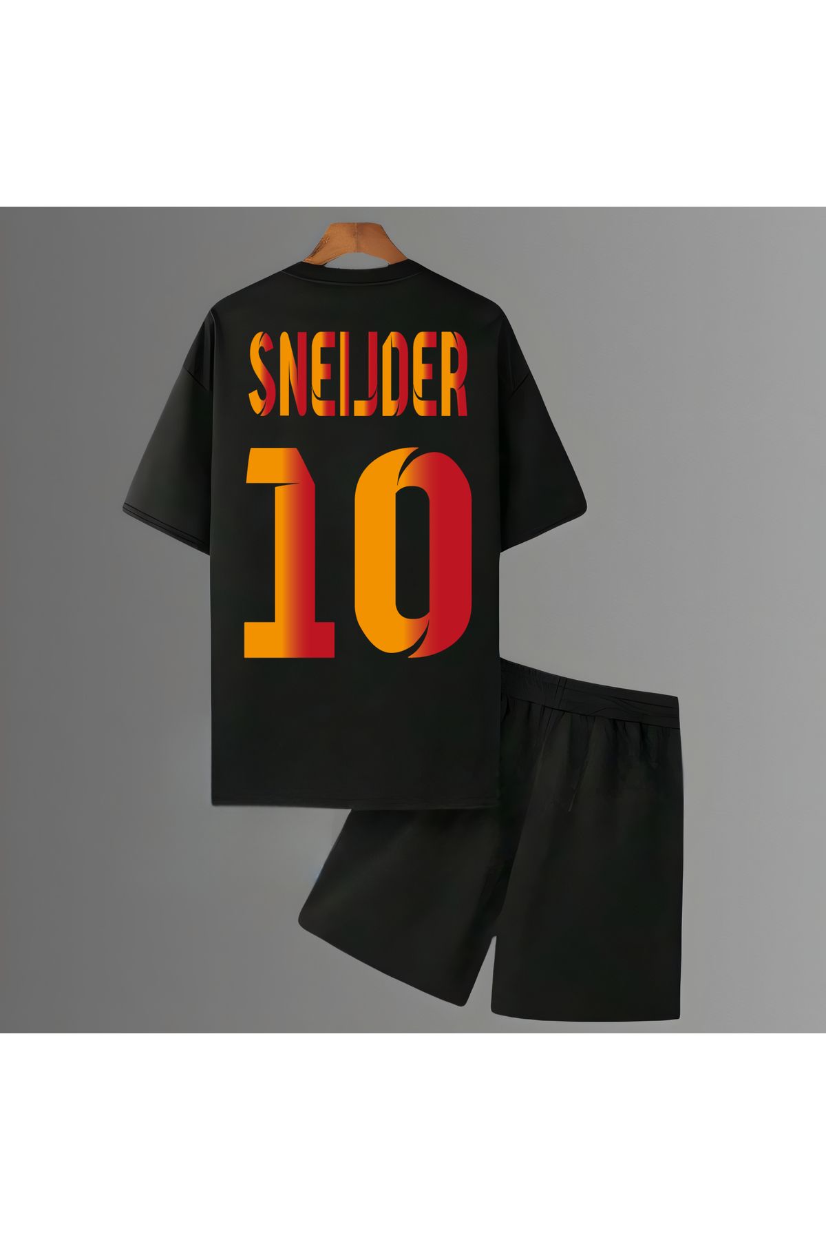 Biy Store Galatasaray Wesley Sneijder efsane sırt forma baskılı unisex kısakollu tişört tshirt şort takımı