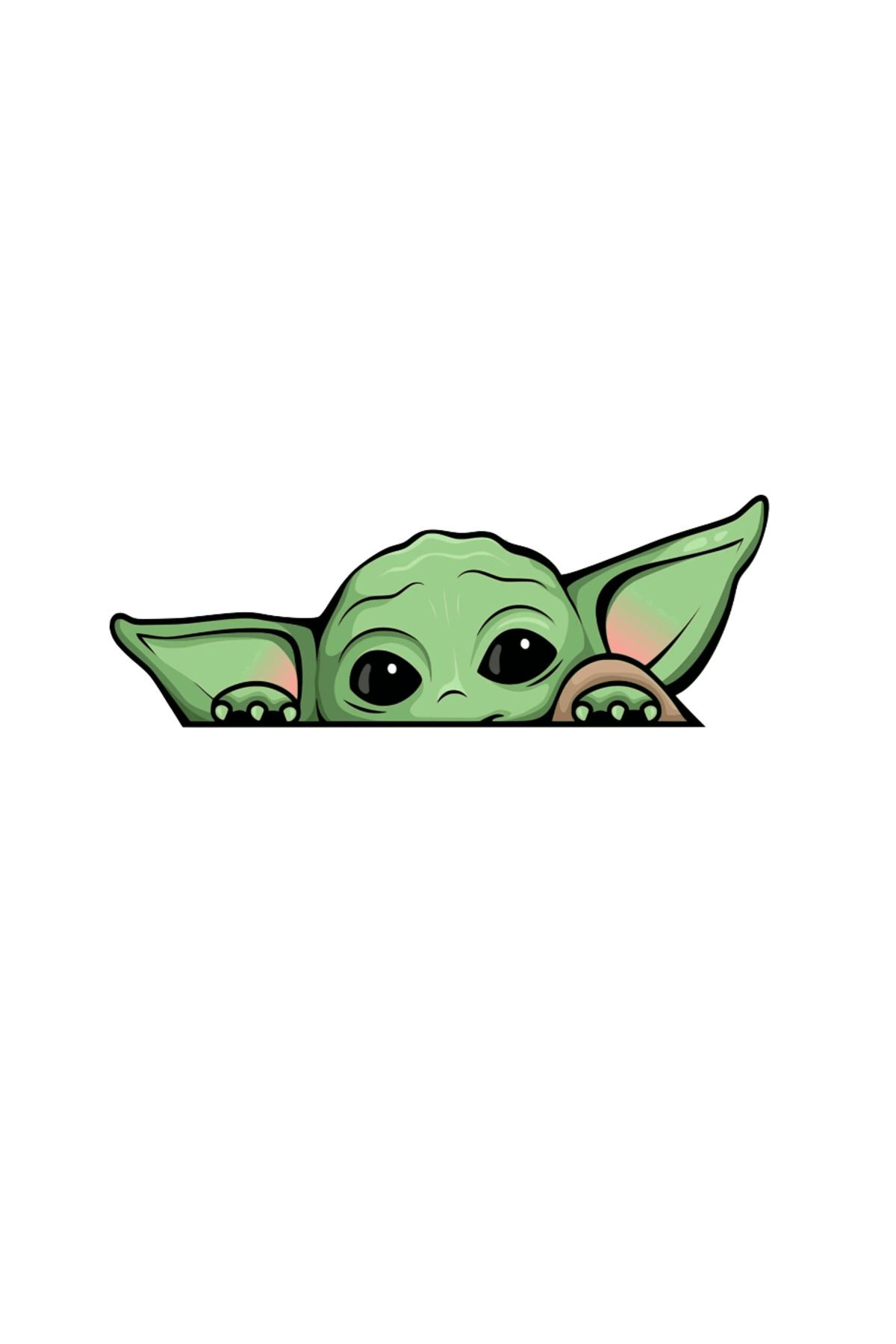 Nenya Star Wars Yoda Araba, Motorsiklet, Kask, Laptop,cam Sticker 17x6 Cm