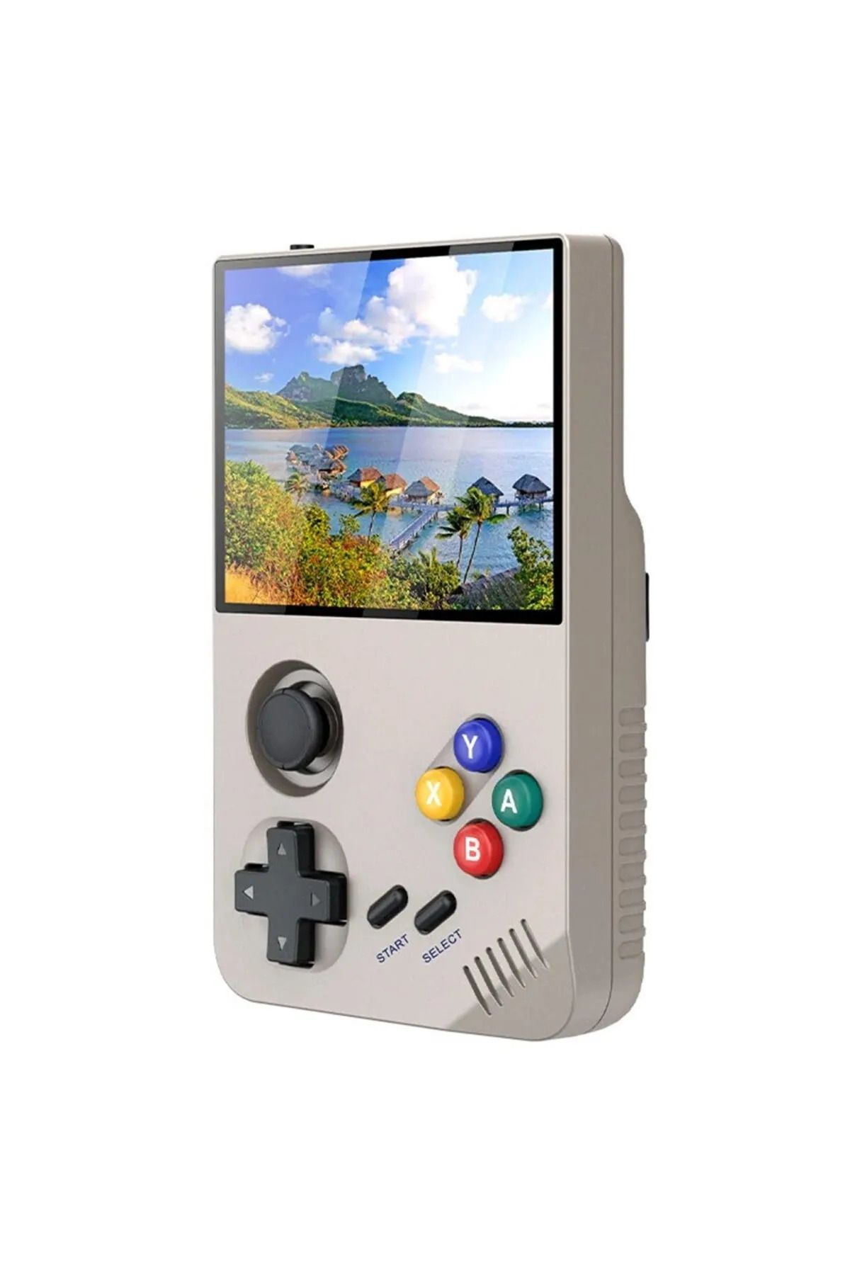 OBRAX 3,5 inç Mini Taşınabilir El Atari IPS Ekran 3D 2000 Oyun Konsolu PS1 TV Atarisi