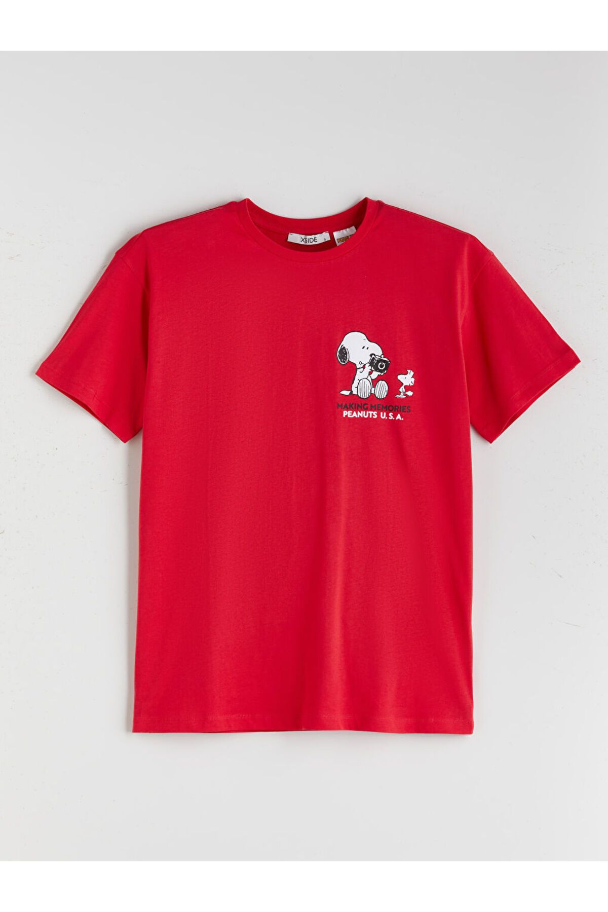 LC Waikiki LCW Bisiklet Yaka Snoopy Lisanslı Kadın Tişört