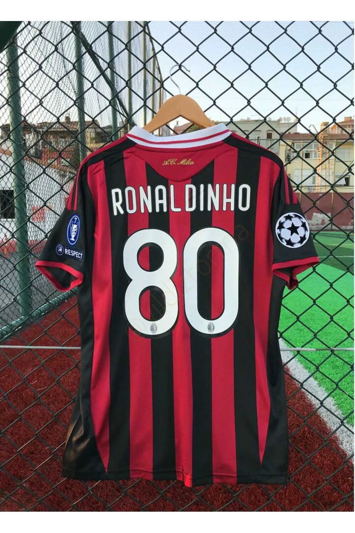 Lion Spor M'ilan 2009/2010 Sezonu Ronaldinho Nostalji Retro Forması