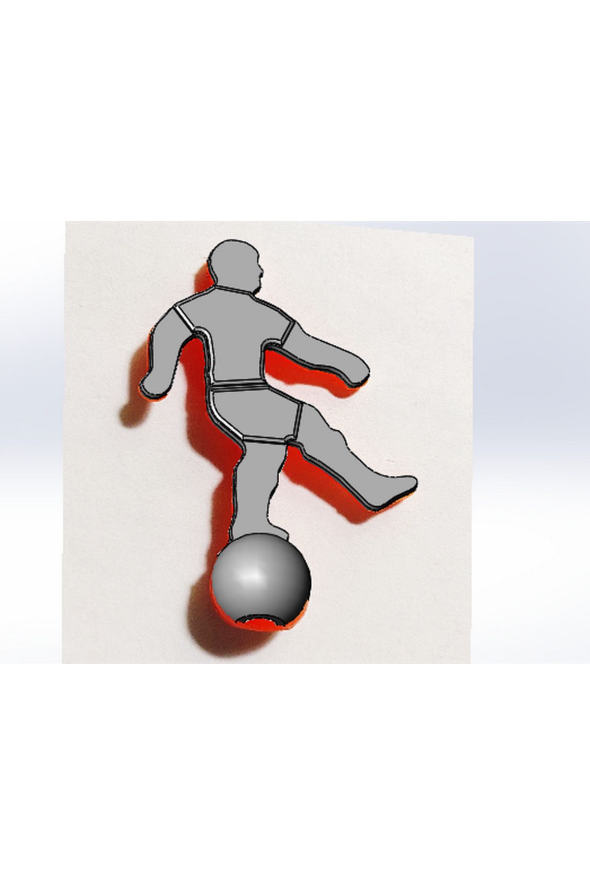 Lucest Masa oyunu için futbolcu heykelciği (Plastik Aparattır!!!)
