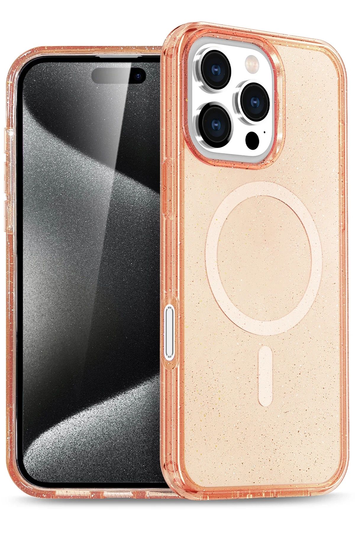 CepteToptan Joko Apple iPhone 16 Pro Star Magsafe Kapak - Turuncu