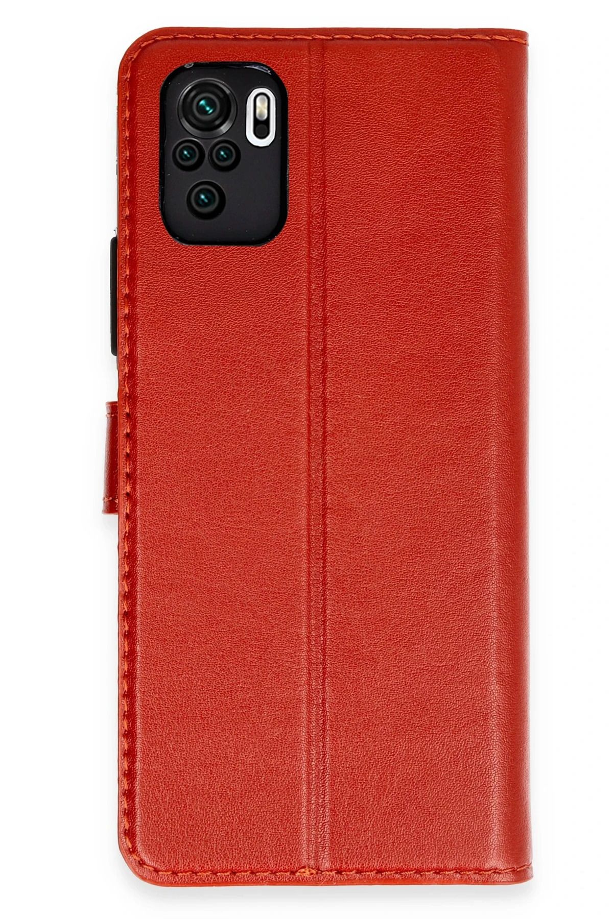 CepteToptan Newface Redmi Note 10 Trend S Plus Kapaklı Kılıf - Kırmızı