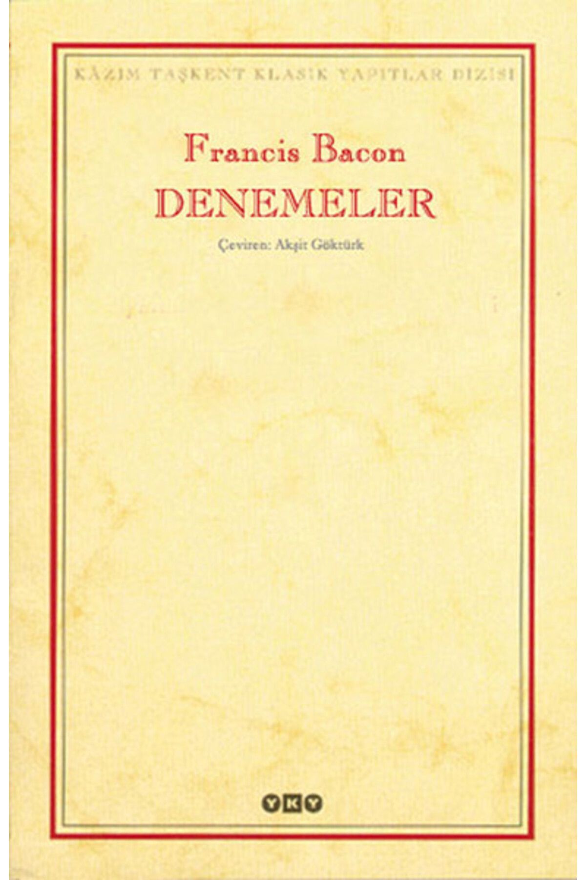 Yuva Yayınları Denemeler-Bacon