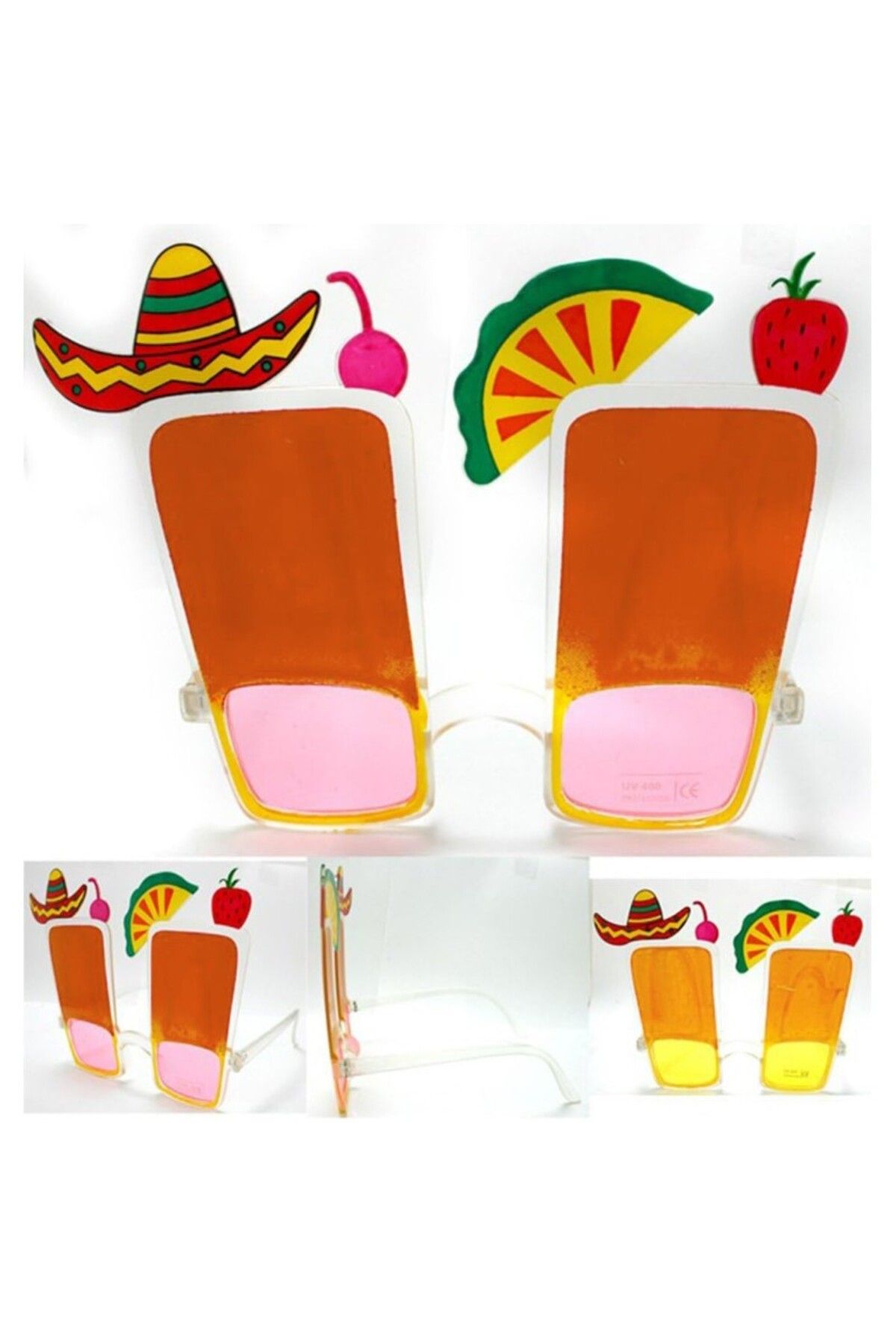 TTT Sombrero Hawaii Fiesta Meyve Figürlü Gözlük
