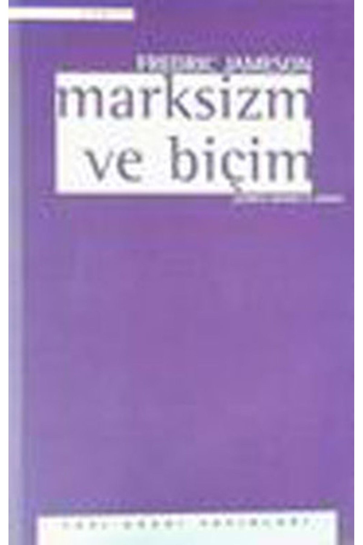 Yuva Yayınları Marksizm ve Biçim