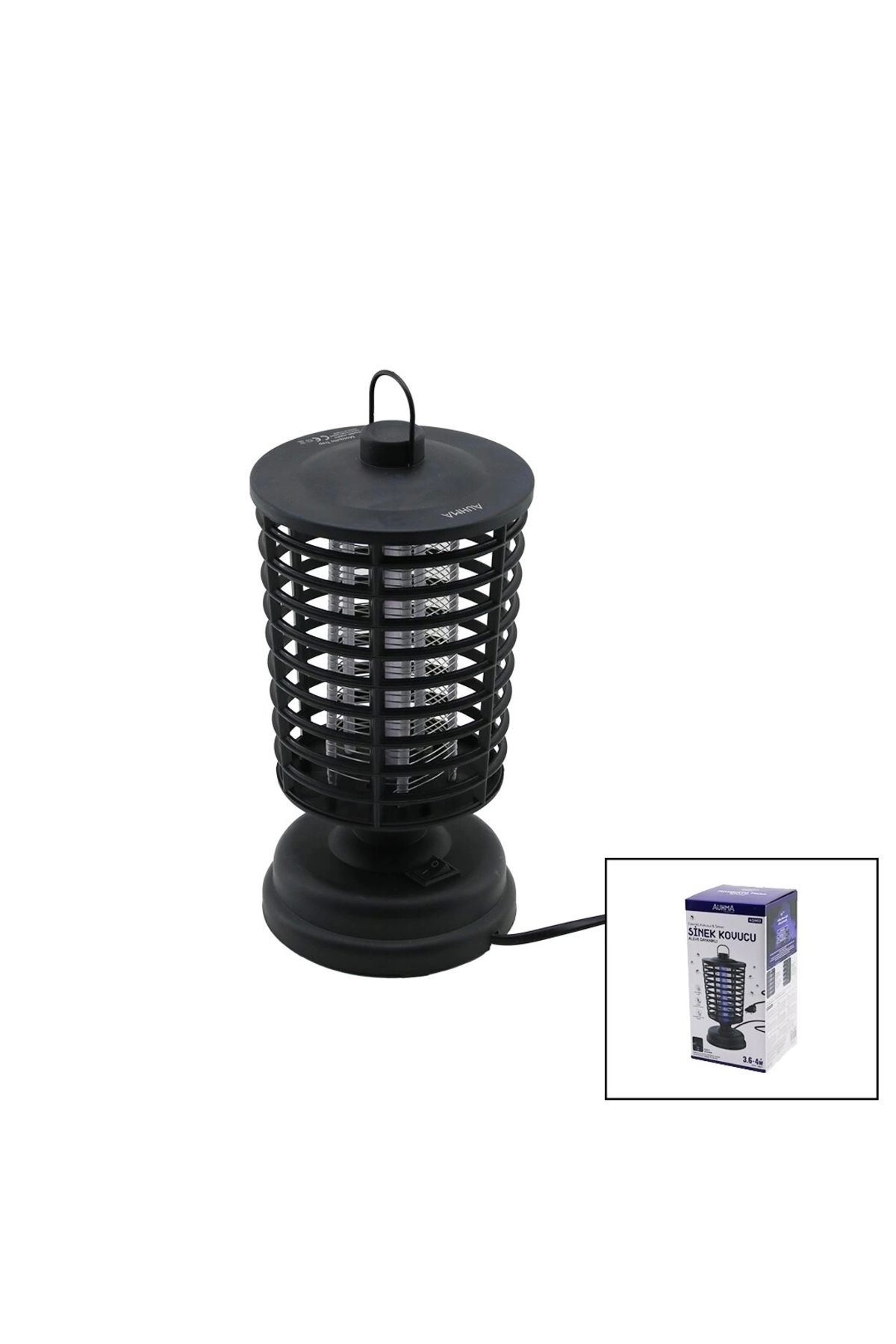 Moon Auhma MosQuıto Trap AQm-02 Sinek Cız Öldürücü Makine Fener Modeli Masa Üstü - Askı Halkalı 3.6-4w 12